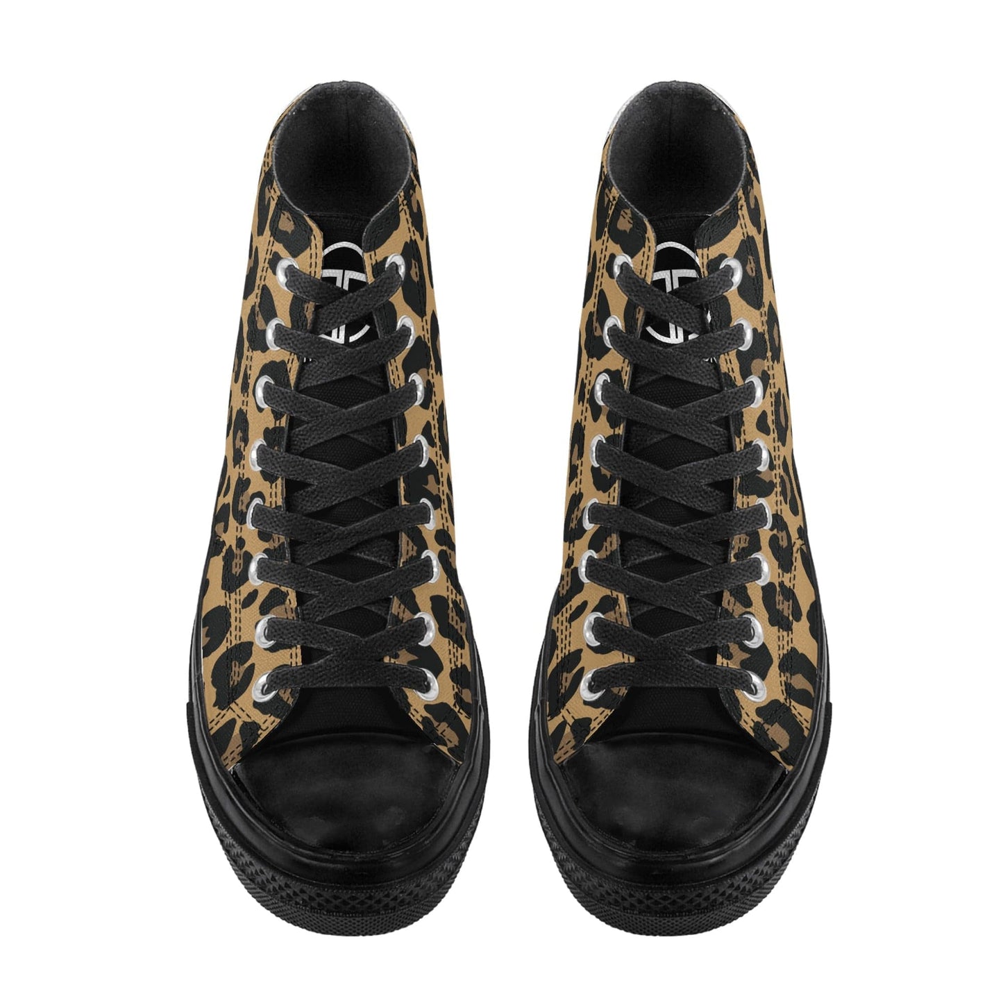 FITT FASHION HI-TOP CANVAS SNEAKERS LEOPARD
