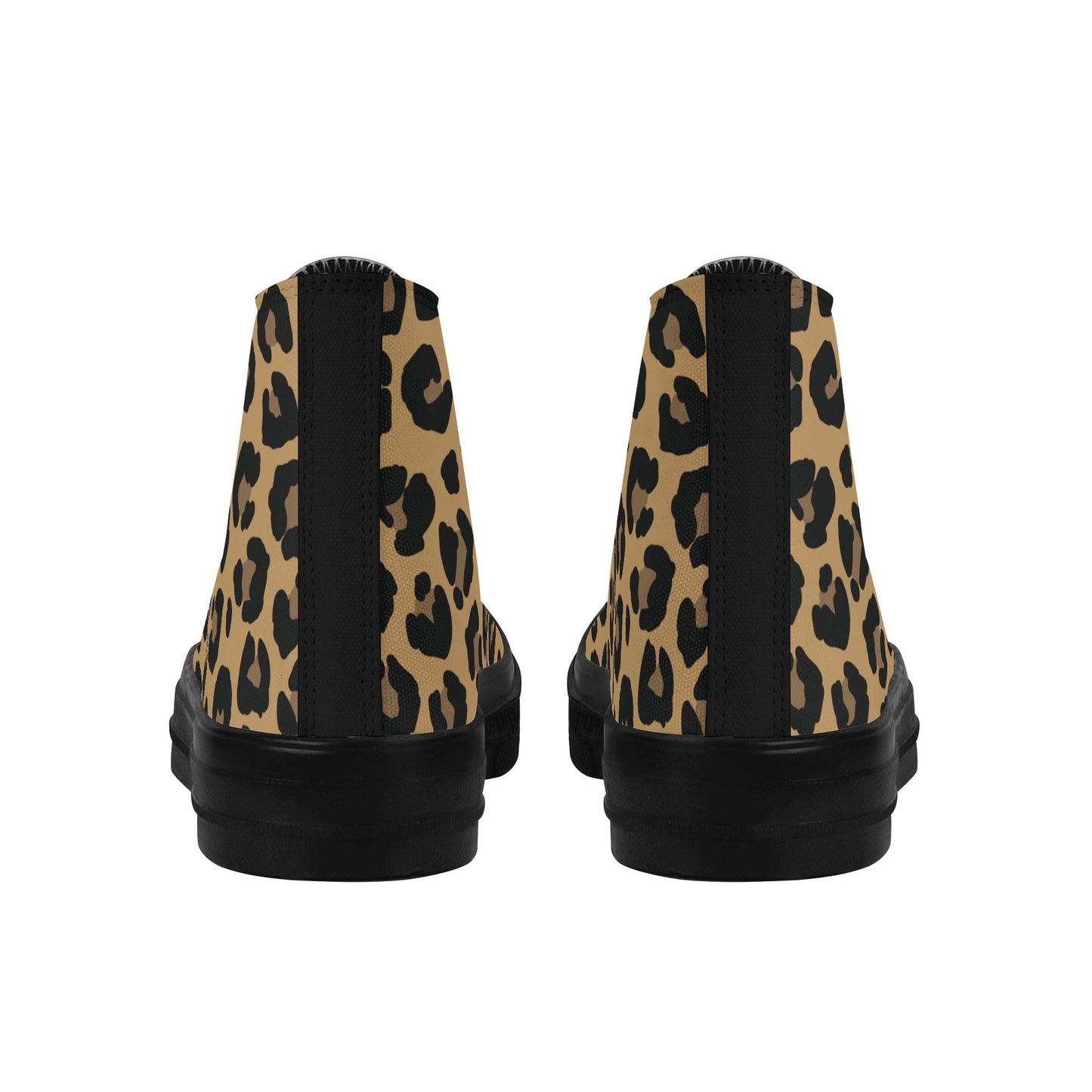 FITT FASHION HI-TOP CANVAS SNEAKERS LEOPARD