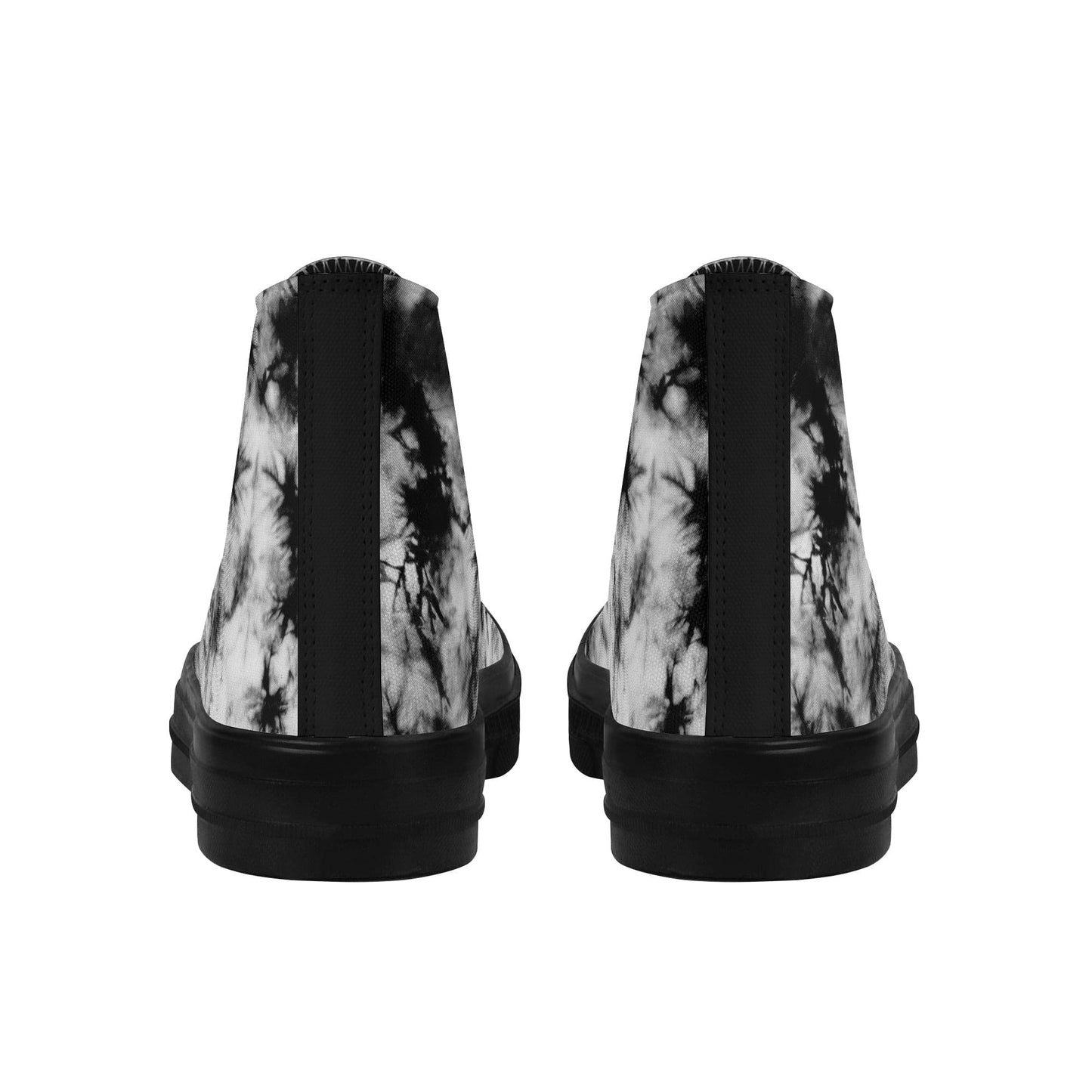FITT FASHION HI-TOP CANVAS SNEAKERS MARBLE BLACK