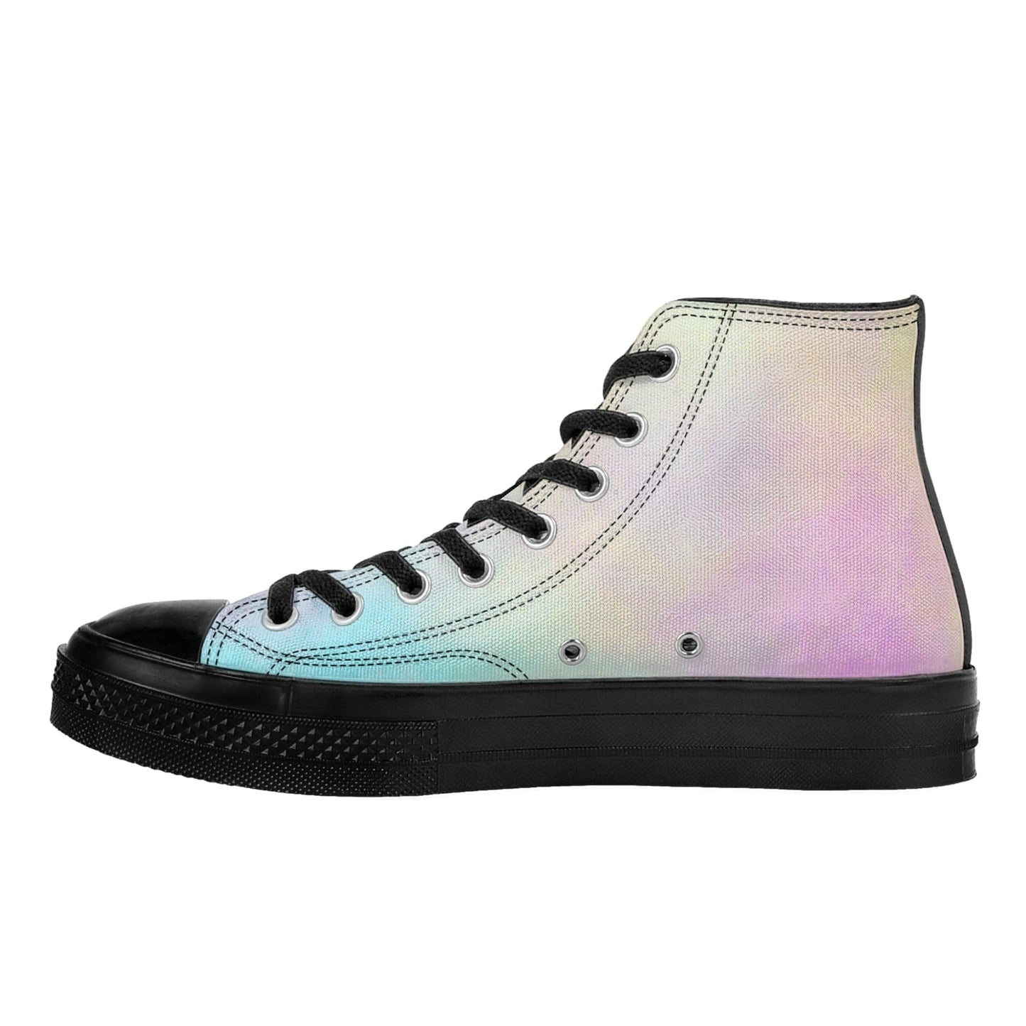FITT FASHION HI-TOP CANVAS SNEAKERS RAINBOW