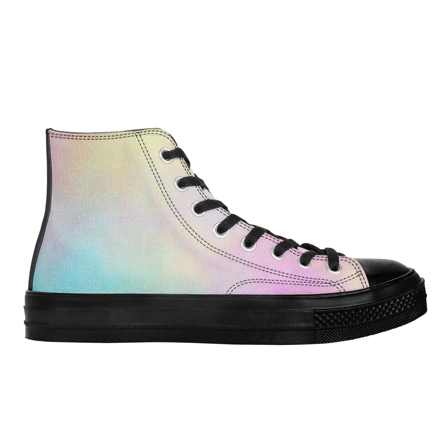 FITT FASHION HI-TOP CANVAS SNEAKERS RAINBOW
