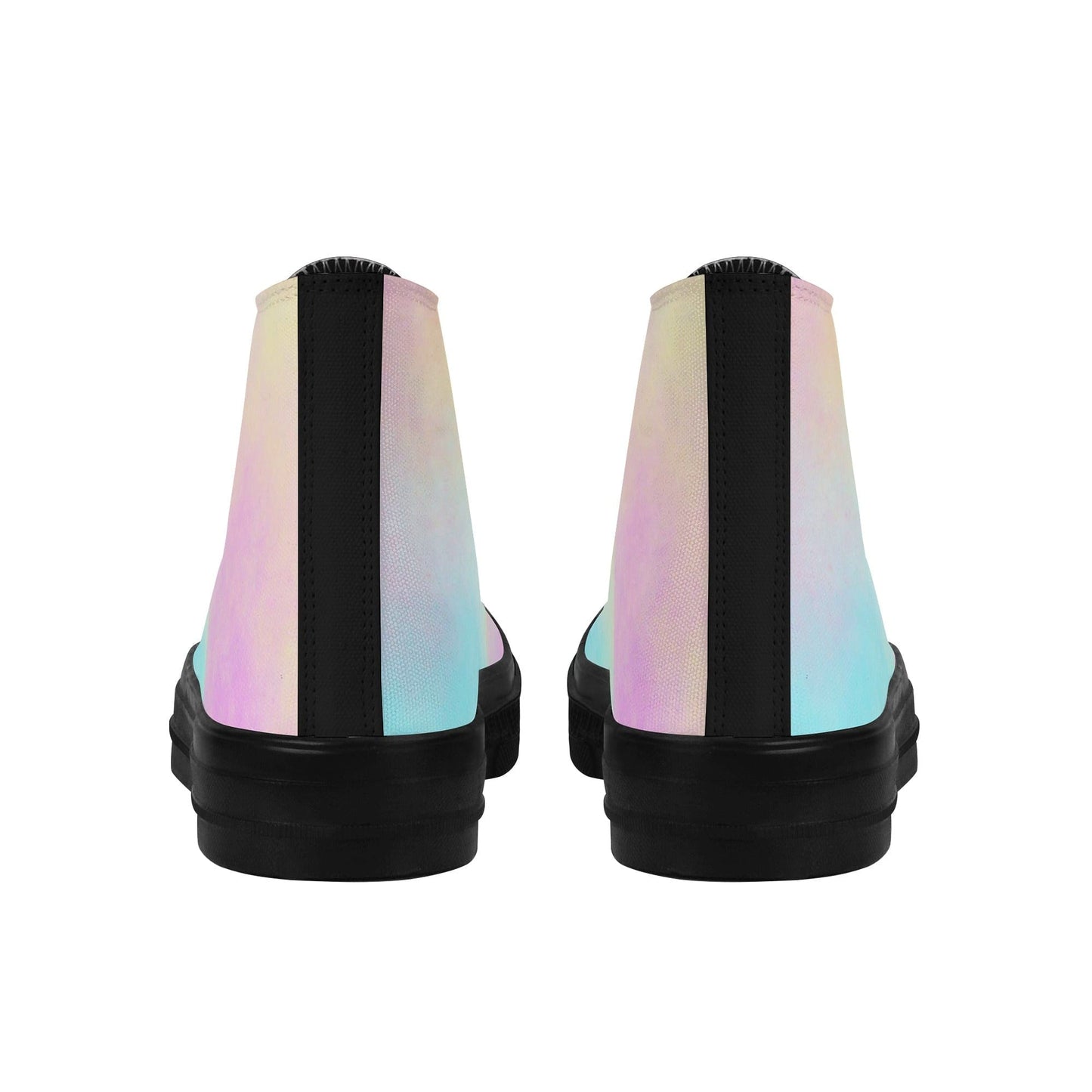 FITT FASHION HI-TOP CANVAS SNEAKERS RAINBOW