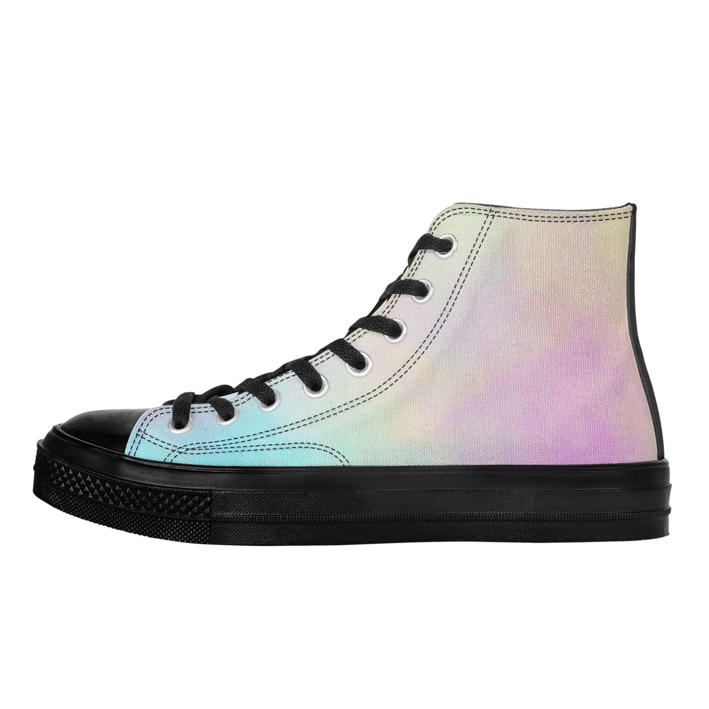 FITT FASHION HI-TOP CANVAS SNEAKERS RAINBOW