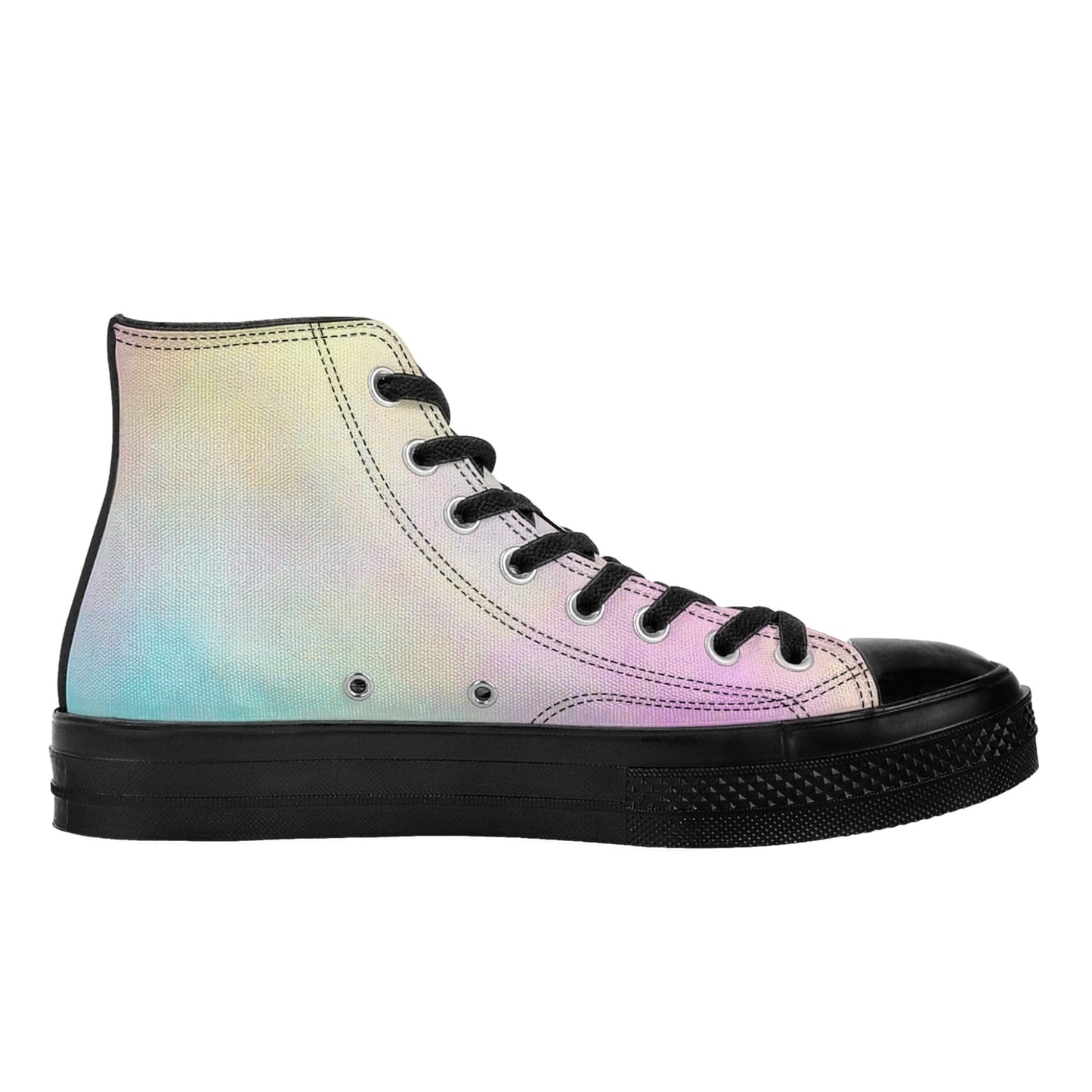 FITT FASHION HI-TOP CANVAS SNEAKERS RAINBOW