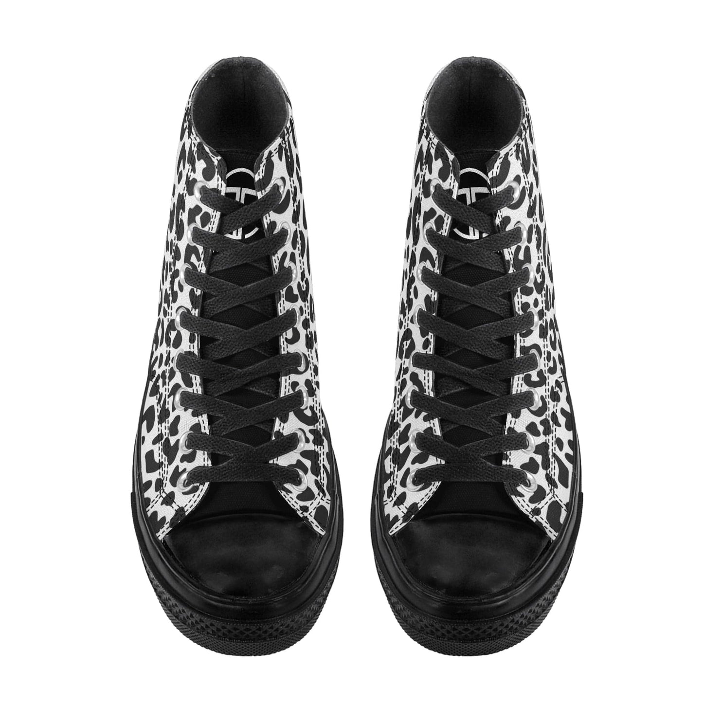 FITT FASHION HI-TOP CANVAS SNEAKERS SNOW LEOPARD