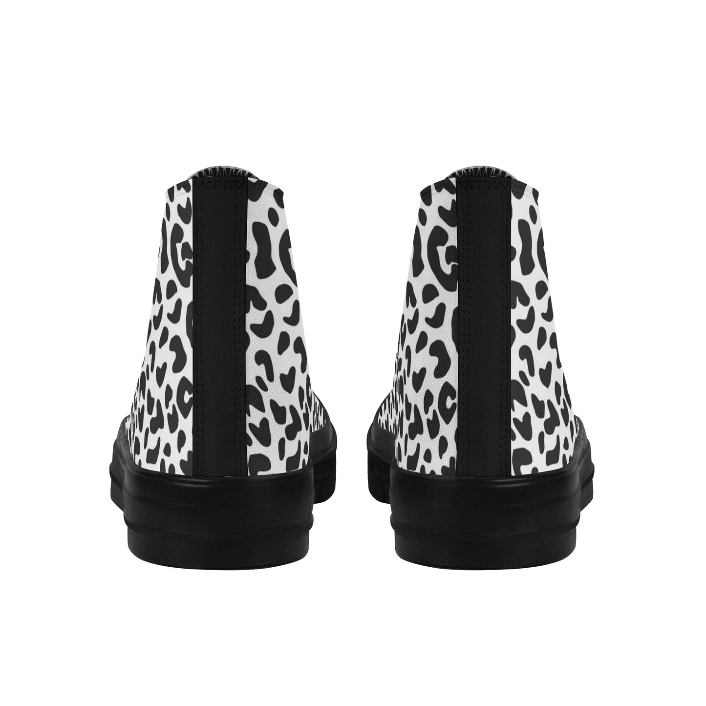 FITT FASHION HI-TOP CANVAS SNEAKERS SNOW LEOPARD