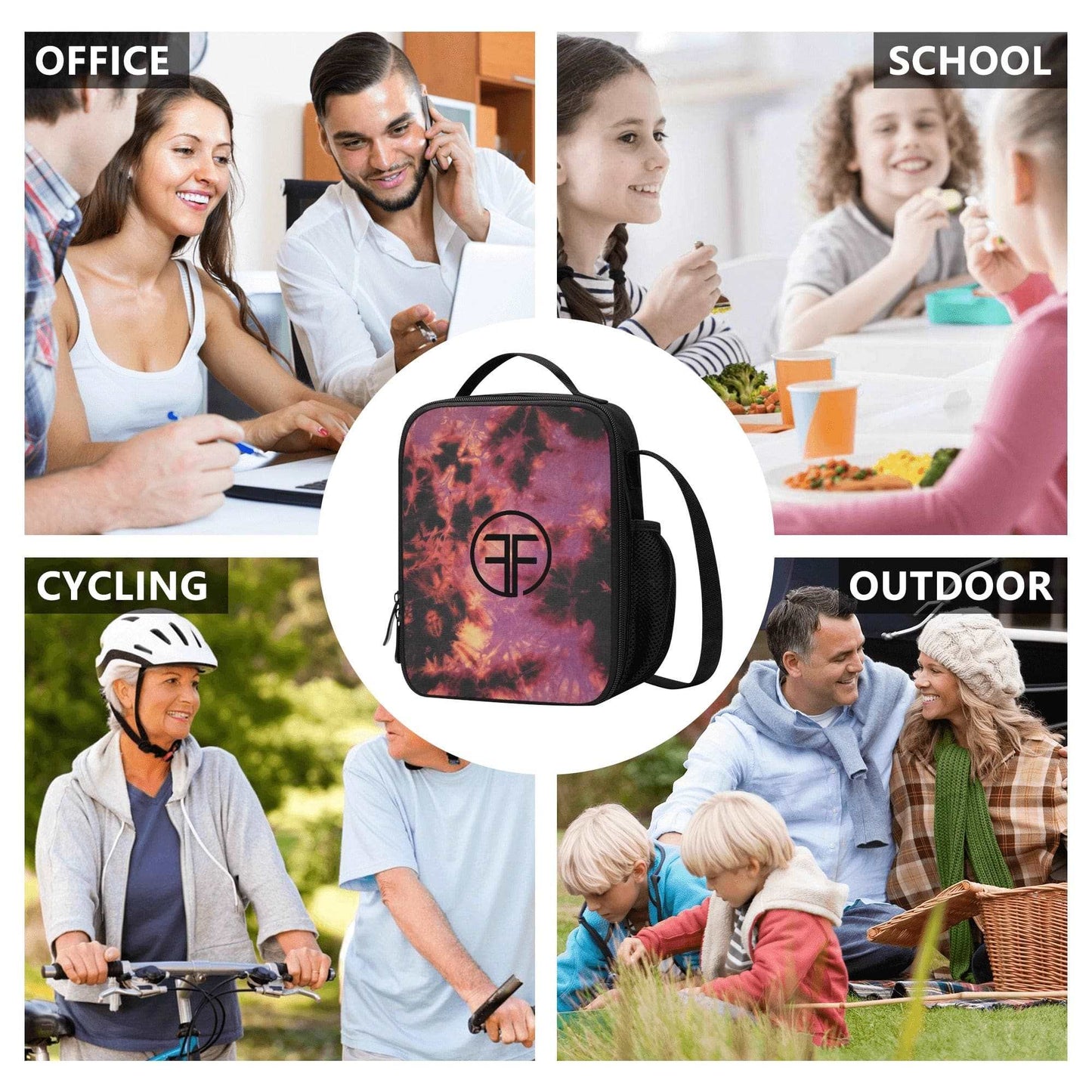 FITT FASHION Sunburst / One Size SUNBURST LUNCH BAG
