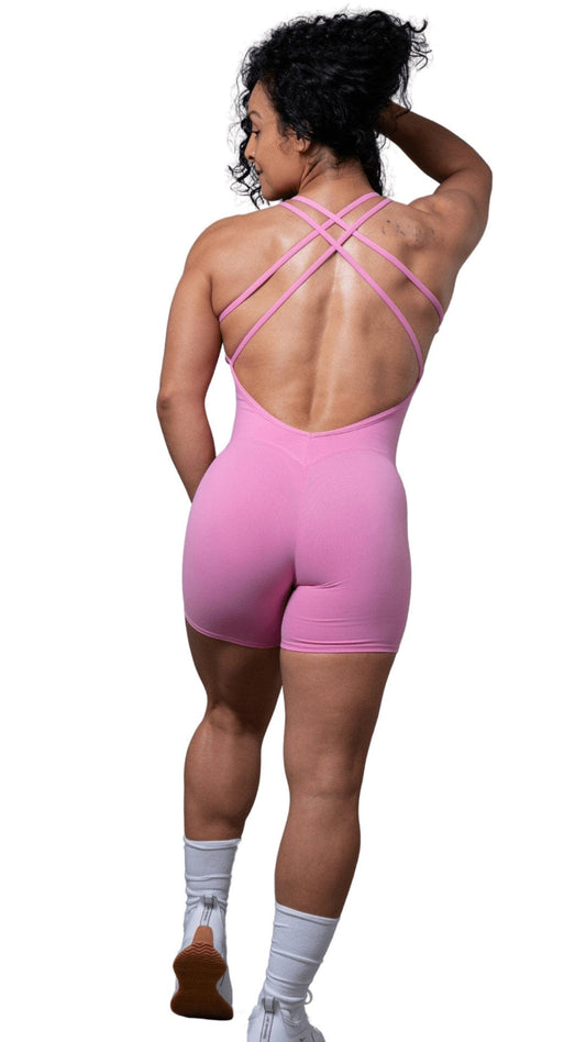 FITT FASHION WEAR LLC BODYSUIT Flex Bodysuit Pink