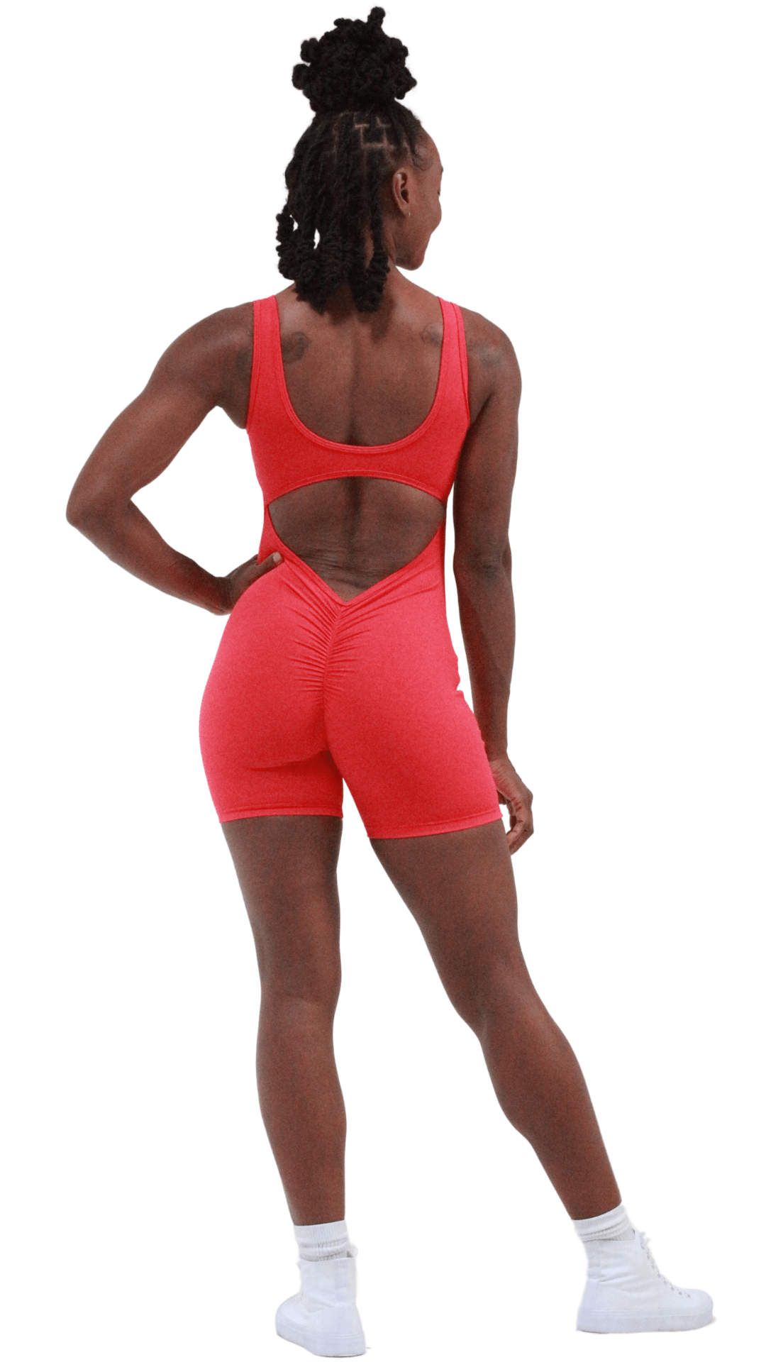FITT FASHION WEAR LLC BODYSUIT Red / SMALL Daring Bodysuit Red