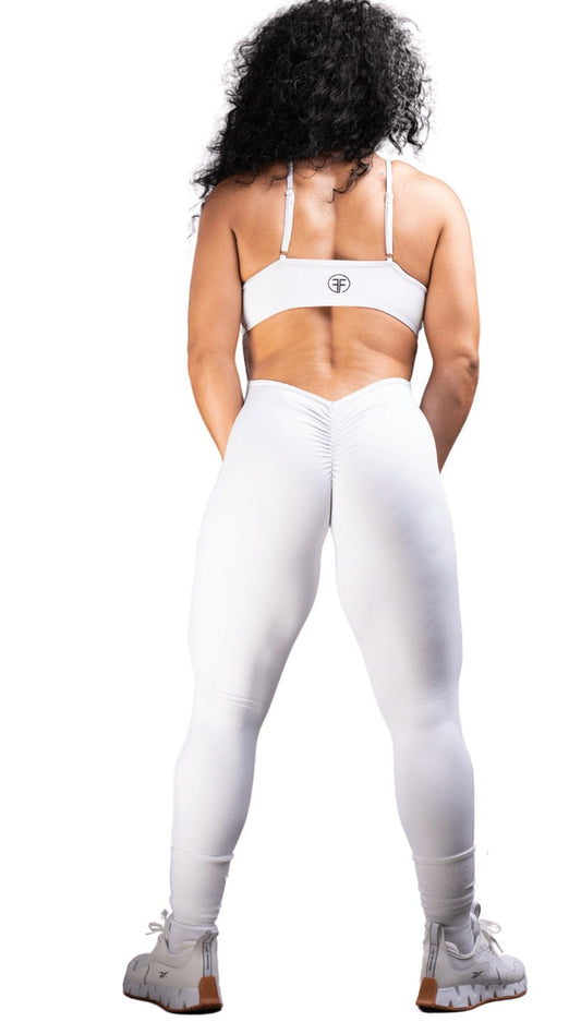 FITT FASHION WEAR LLC BODYSUIT Trinity Long Bodysuit White