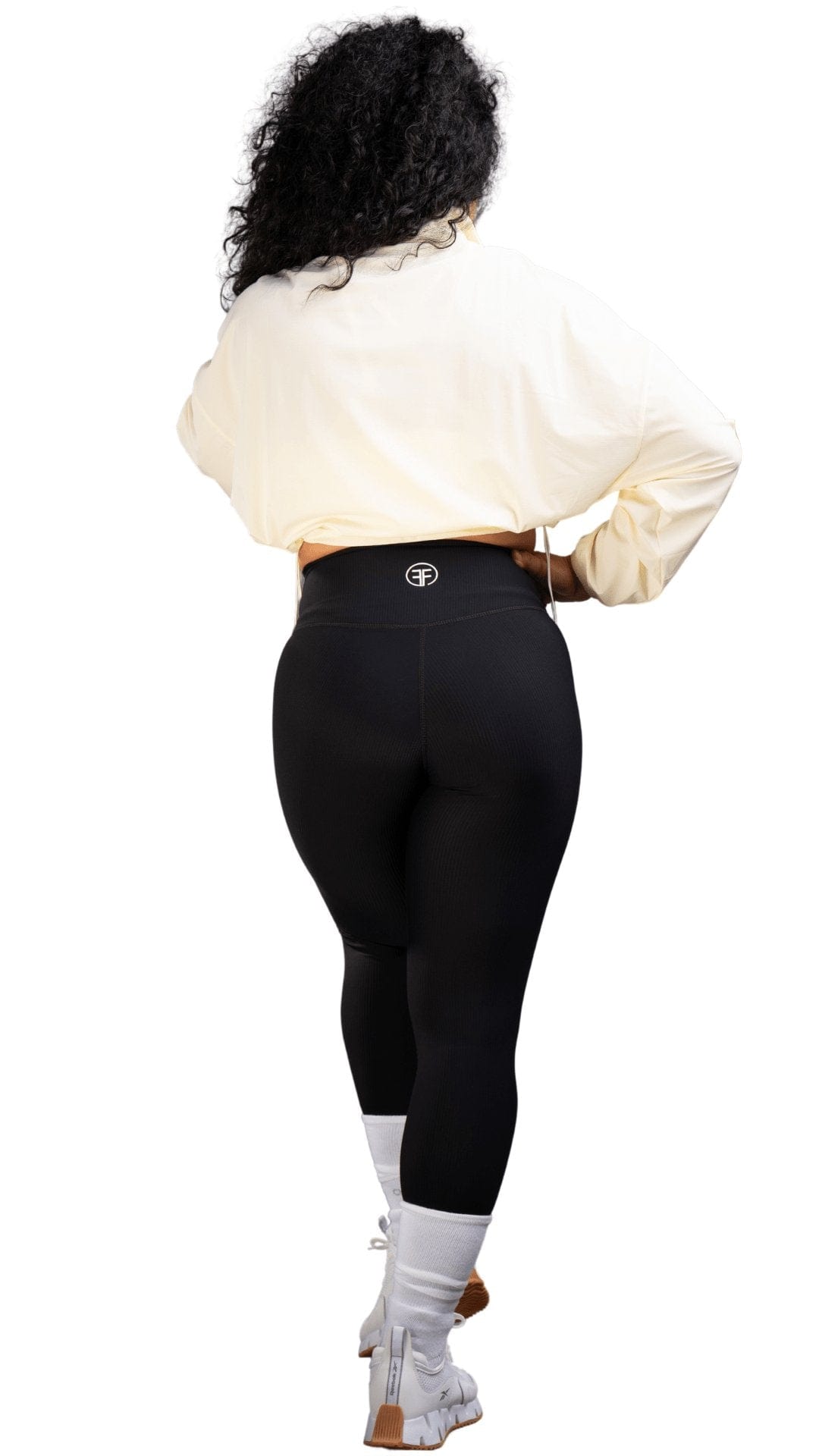 FITT FASHION WEAR LLC JACKETS Divine Crop Jacket Ivory