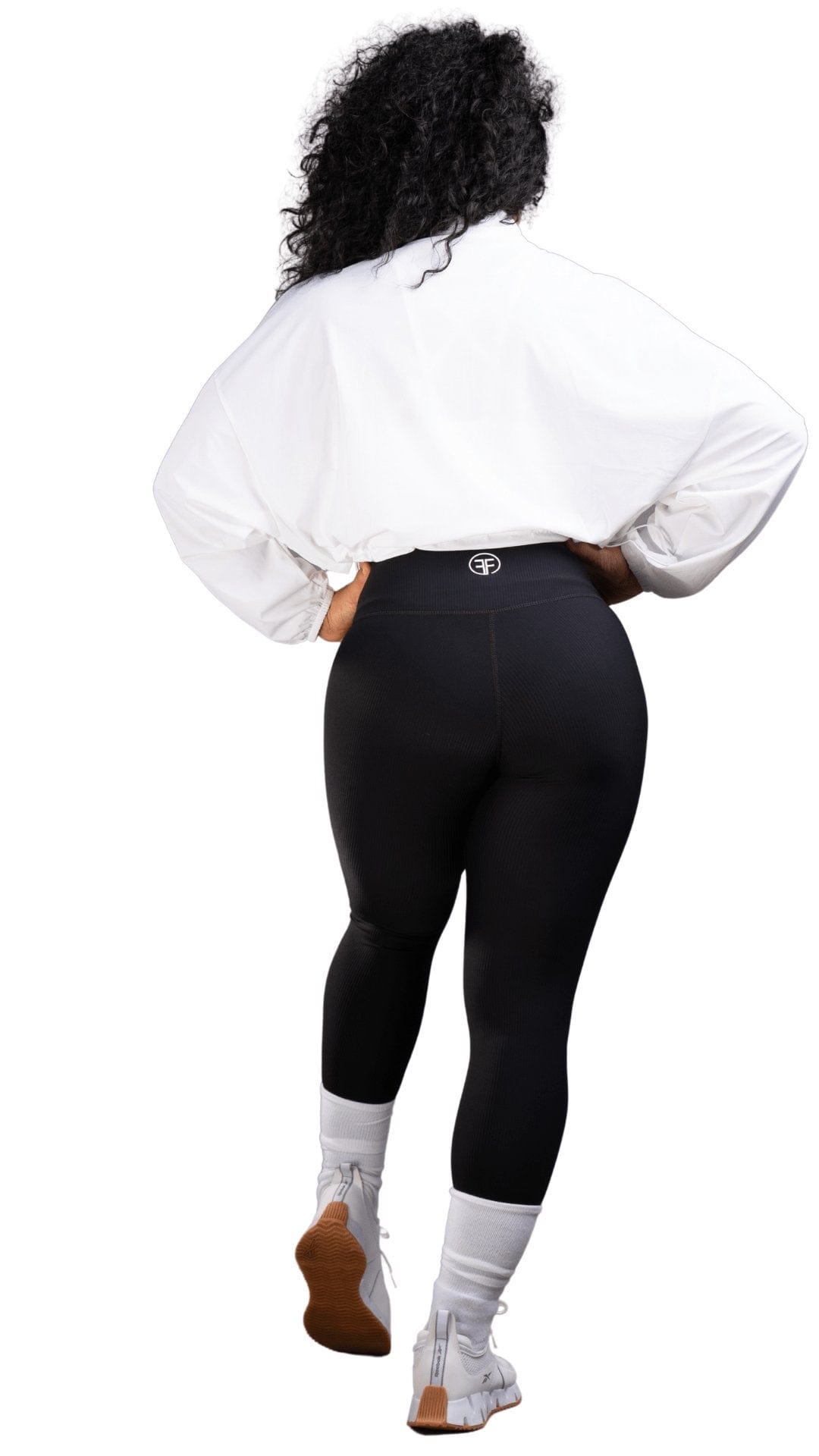 FITT FASHION WEAR LLC JACKETS Divine Crop Jacket White