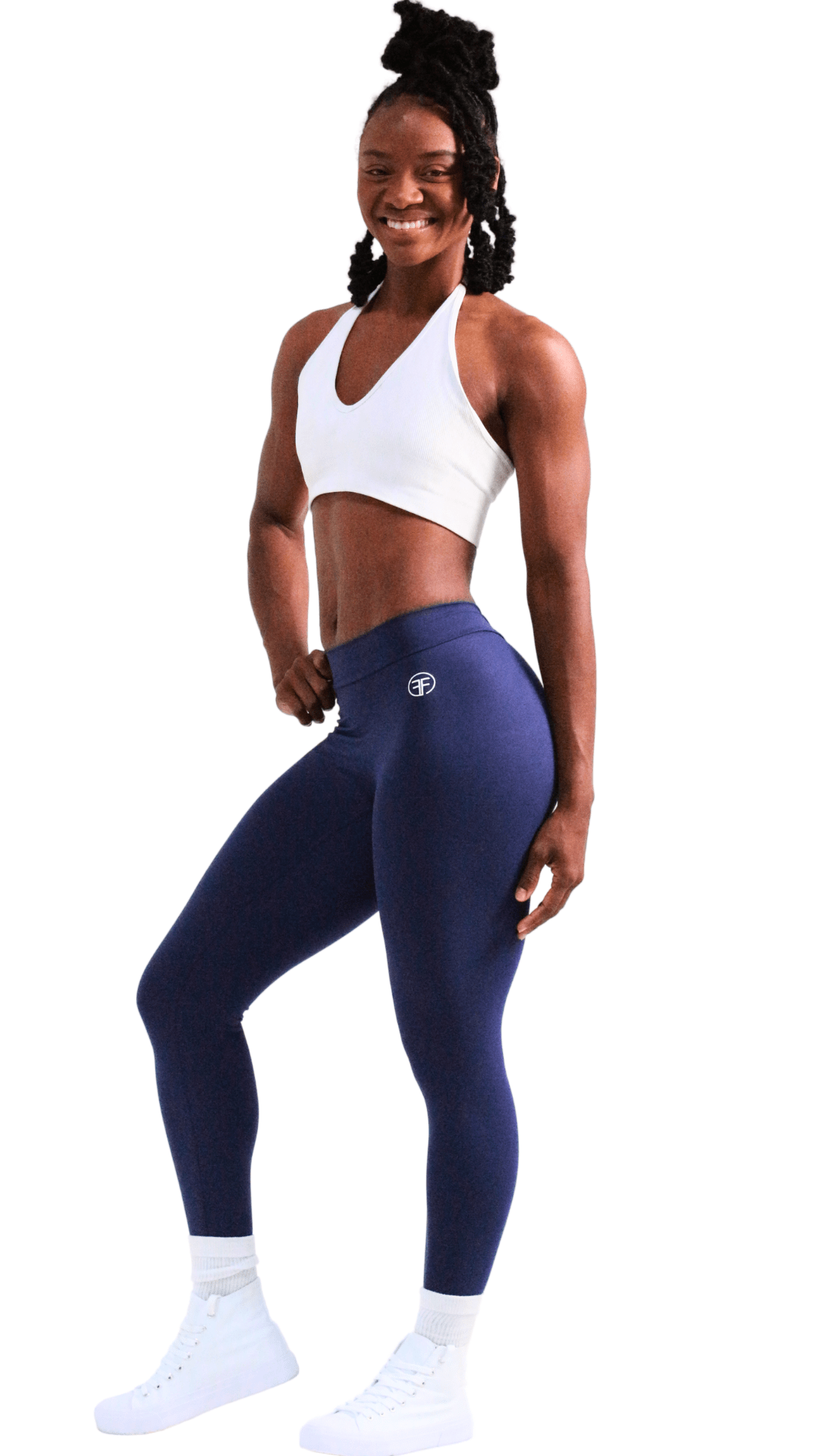 FITT FASHION WEAR LLC LEGGINGS Crucial Scrunch Leggings Navy