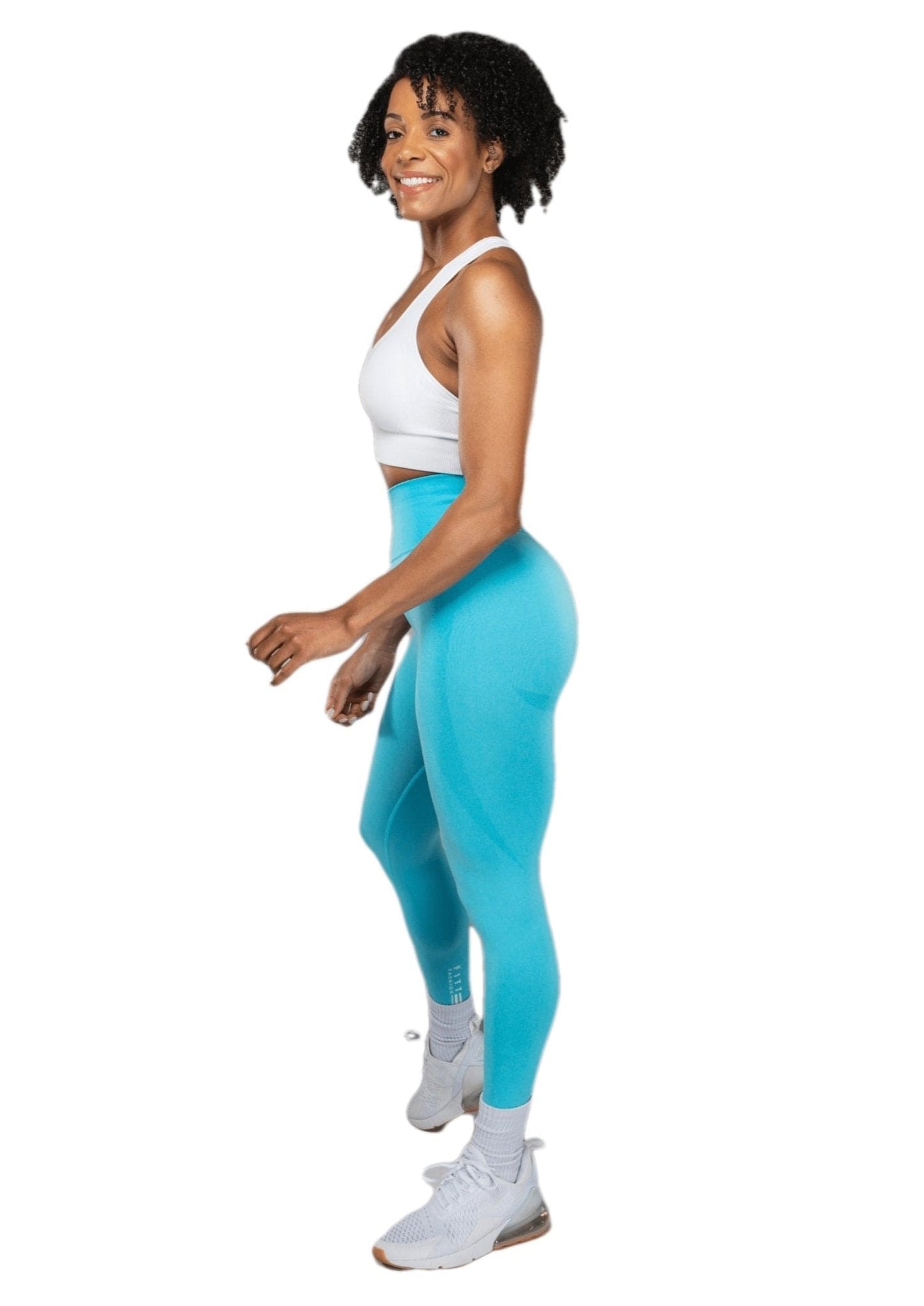 FITT FASHION WEAR LLC LEGGINGS Lovely Seamless Leggings Electric Blue