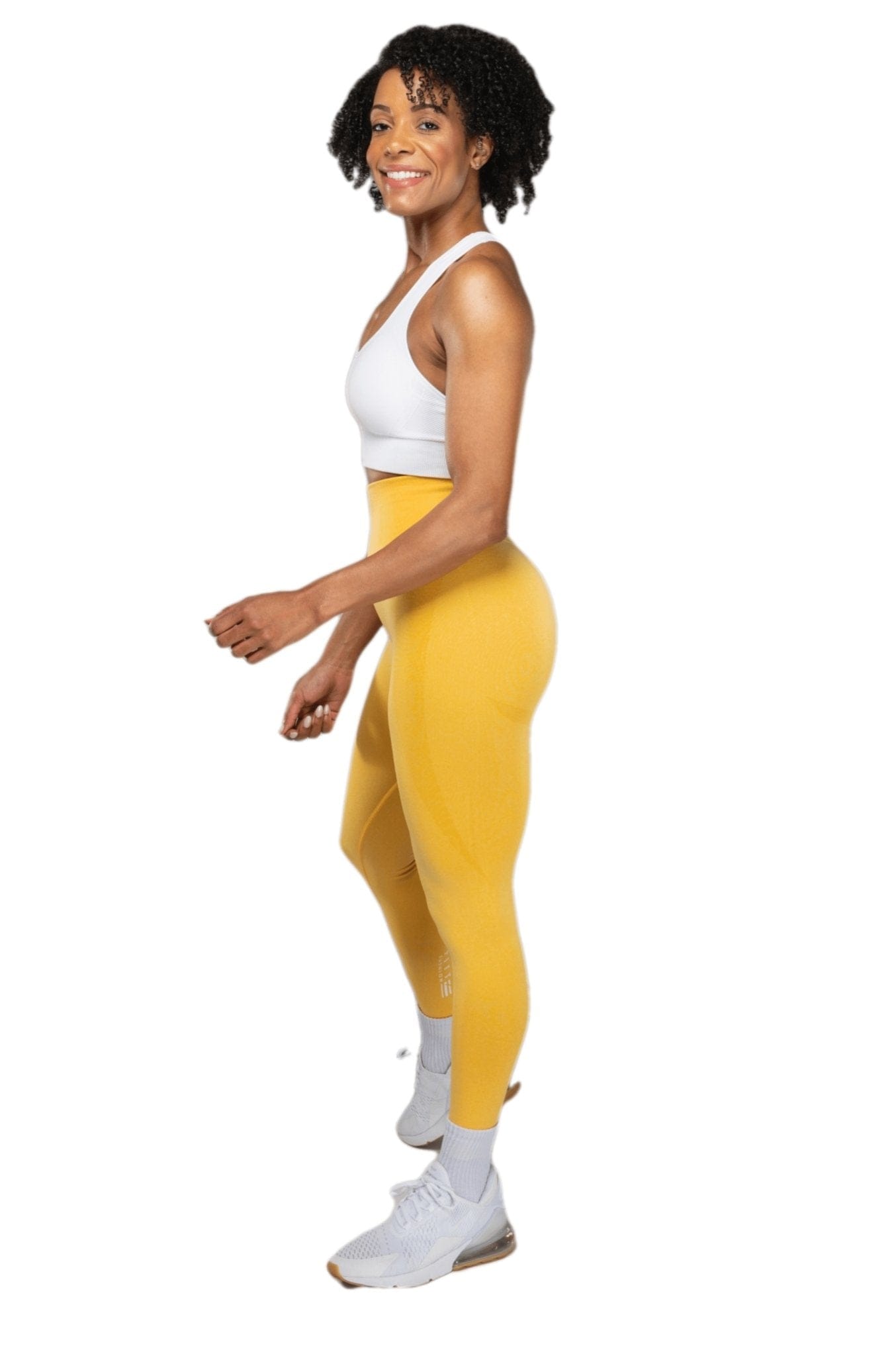 FITT FASHION WEAR LLC LEGGINGS Lovely Seamless Leggings Yellow