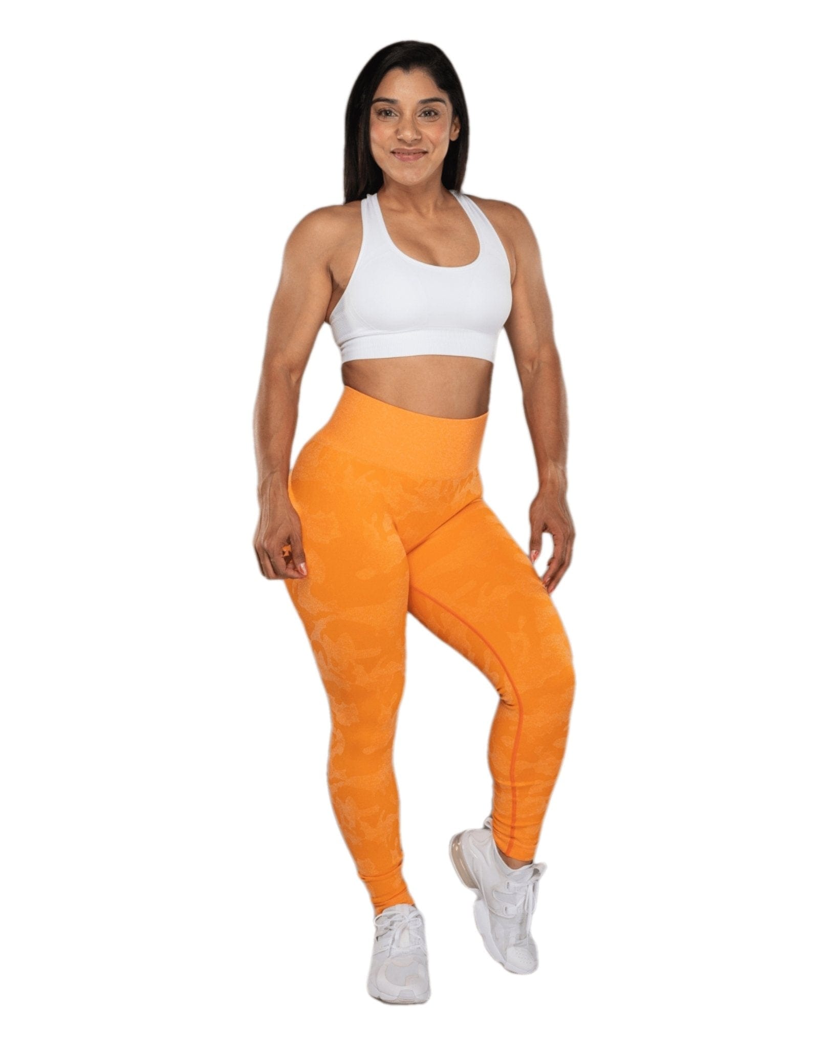FITT FASHION WEAR LLC LEGGINGS So Camo Seamless Legging Orange