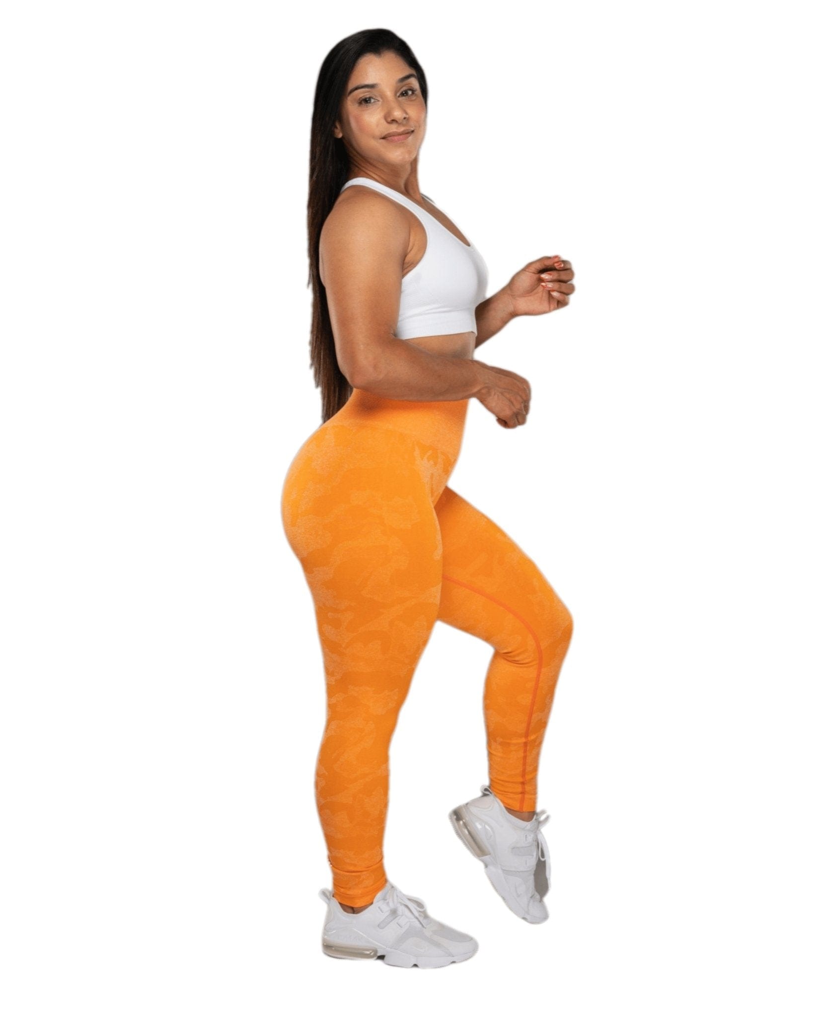 FITT FASHION WEAR LLC LEGGINGS So Camo Seamless Legging Orange