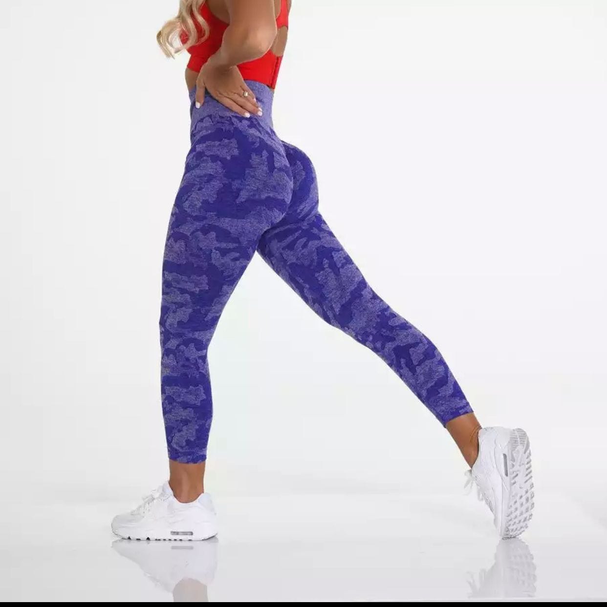 FITT FASHION WEAR LLC LEGGINGS So Camo Seamless Legging Orange