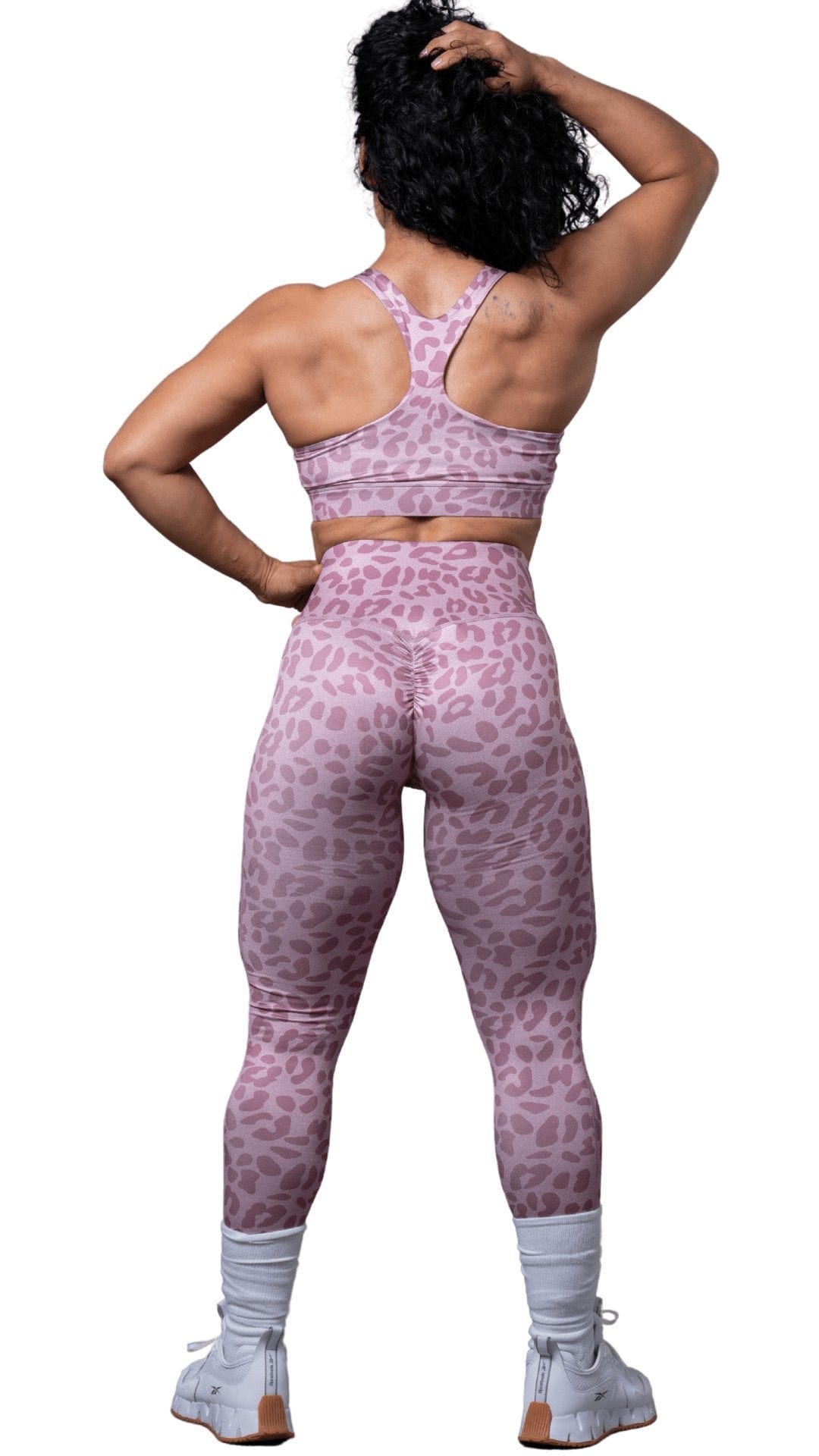 FITT FASHION WEAR LLC SETS Bold Cheetah Lavender Set
