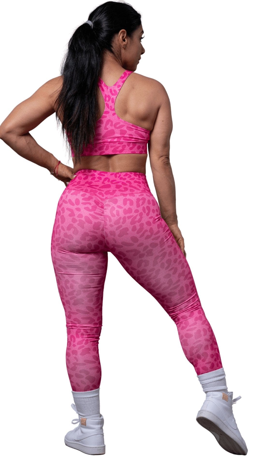 FITT FASHION WEAR LLC SETS Bold Cheetah Pink Set