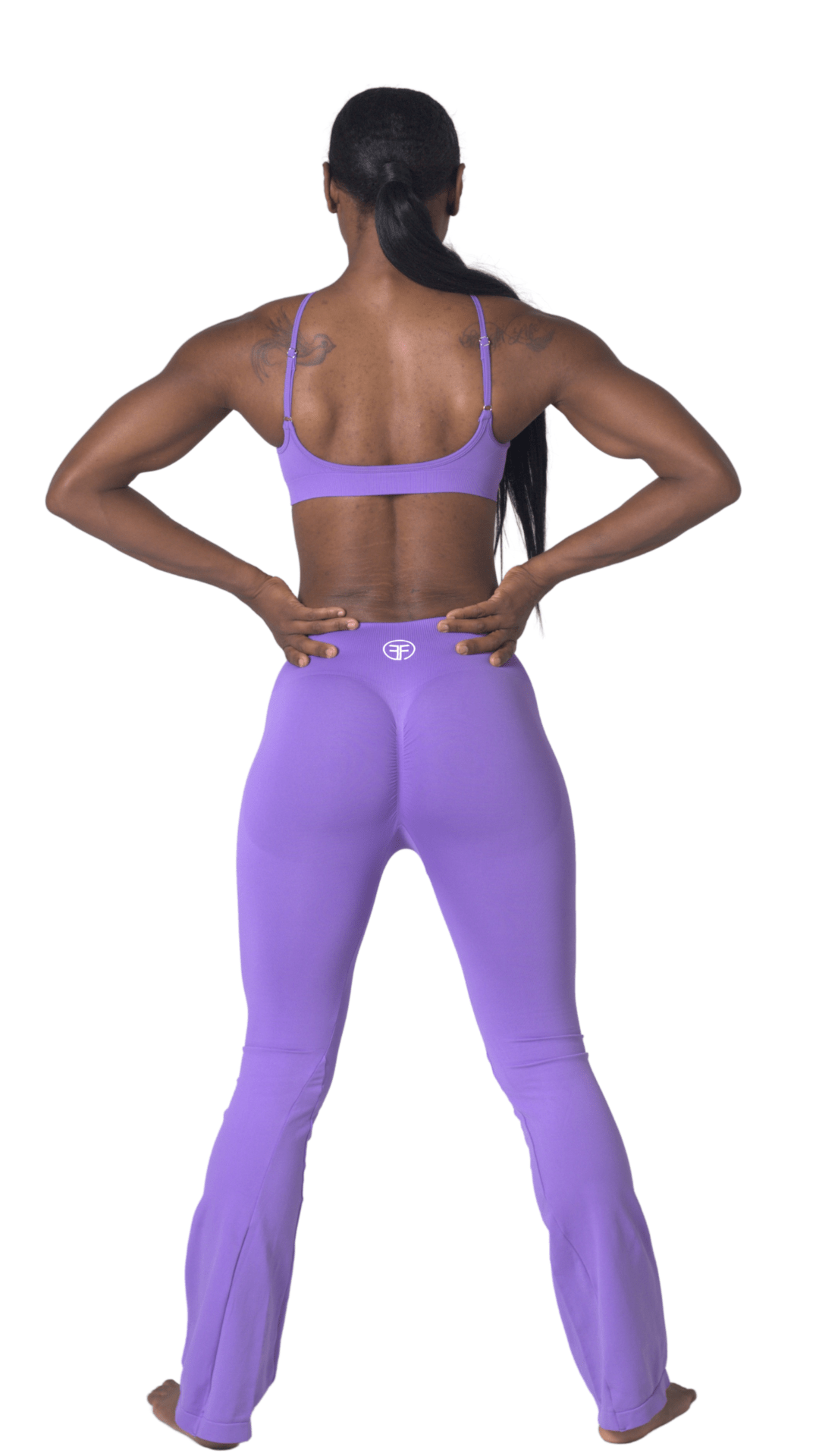 FITT FASHION WEAR LLC SETS Flavor 3pc Flare Set Purple