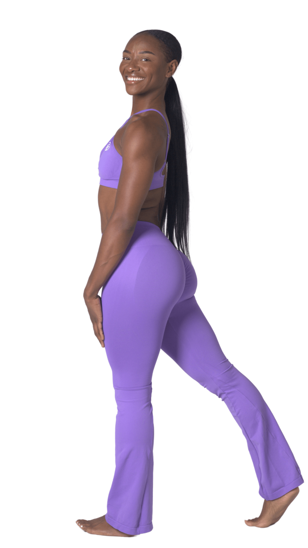 FITT FASHION WEAR LLC SETS Flavor 3pc Flare Set Purple