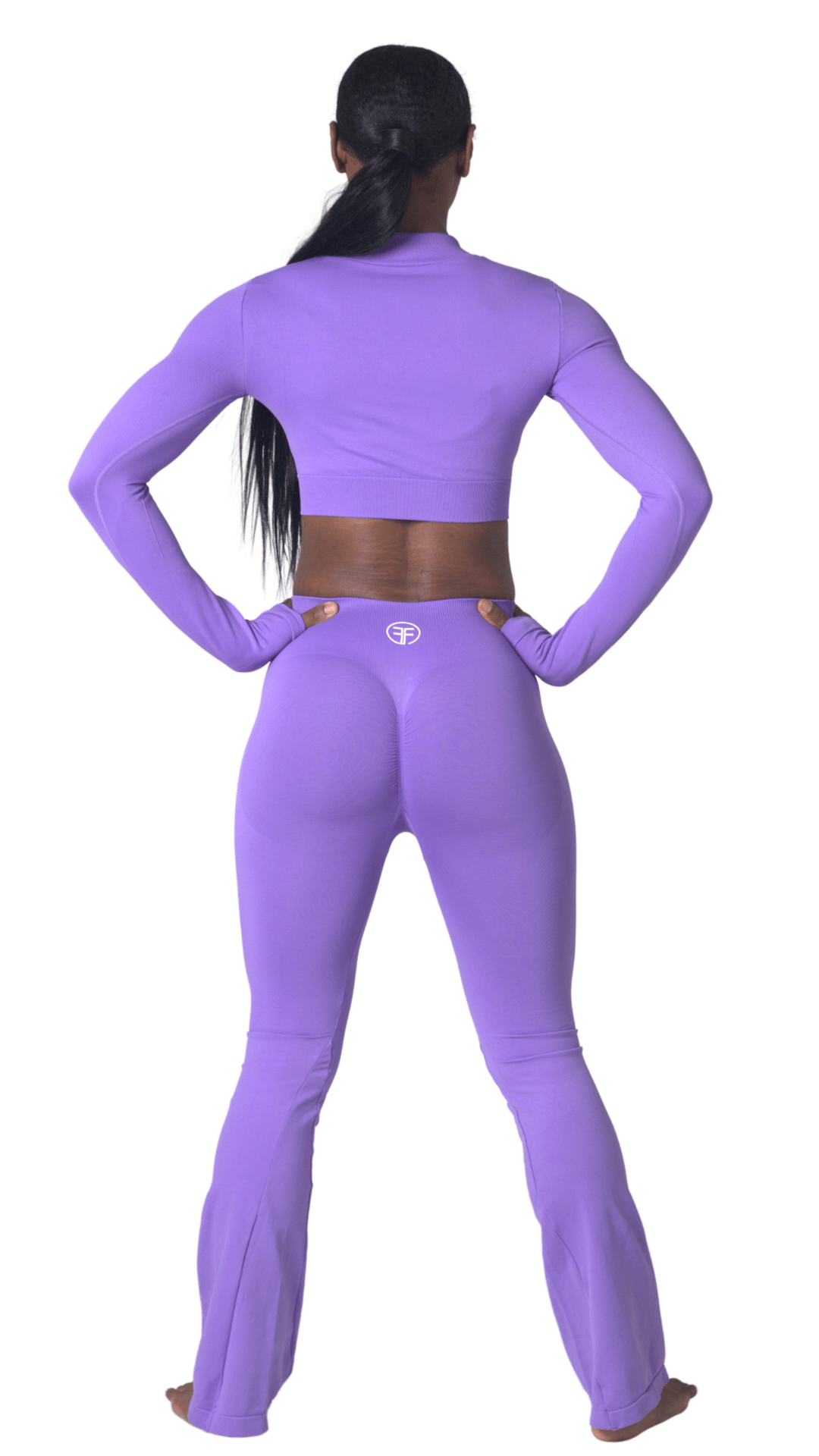 FITT FASHION WEAR LLC SETS Flavor 3pc Flare Set Purple