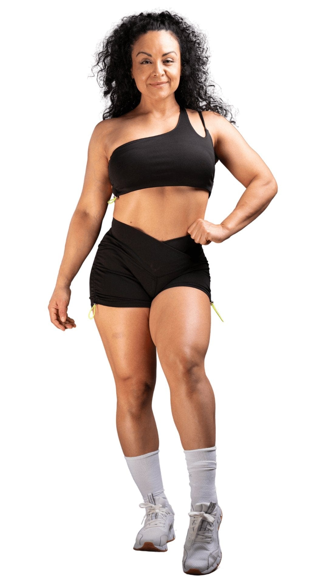 FITT FASHION WEAR LLC SETS Flawed 3pc Short Set Black