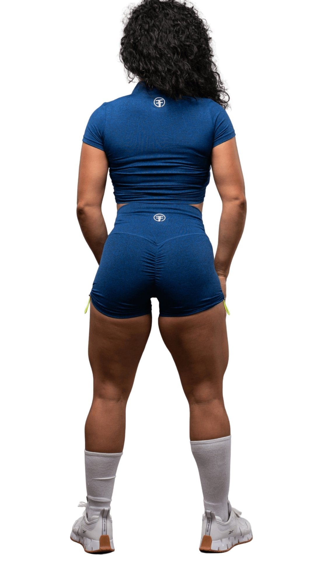 FITT FASHION WEAR LLC SETS Flawed 3pc Short Set Blue