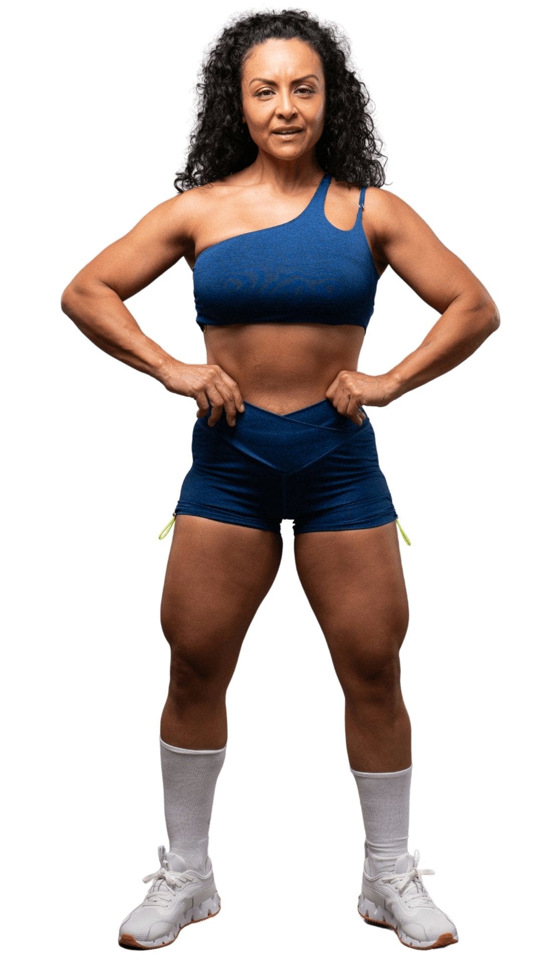 FITT FASHION WEAR LLC SETS Small Flawed 3pc Short Set Blue