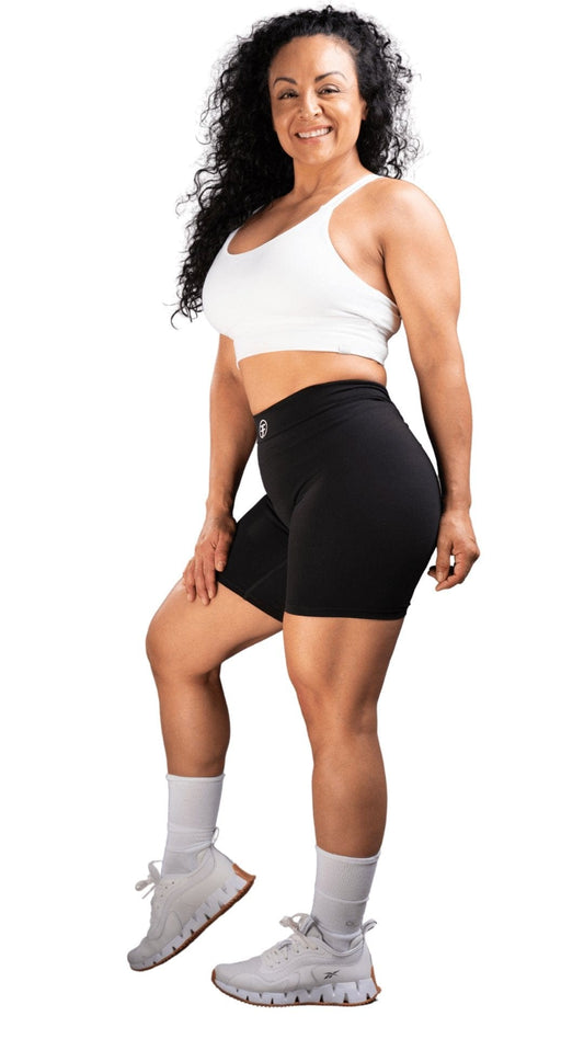 FITT FASHION WEAR LLC SHORTS Crucial Scrunch Shorts Black
