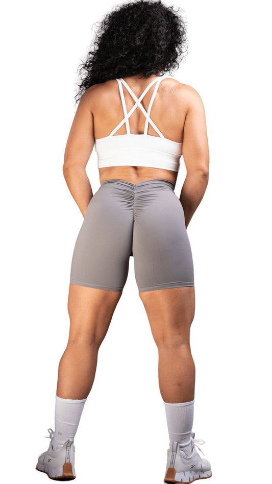 FITT FASHION WEAR LLC SHORTS Crucial Scrunch Shorts Grey