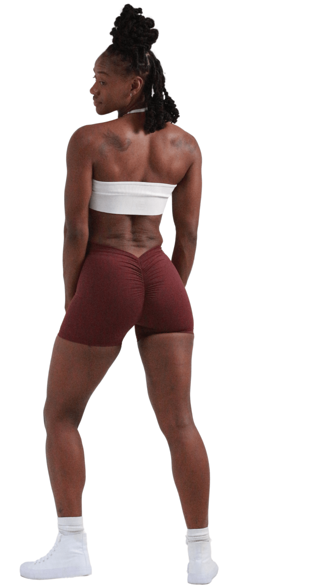 FITT FASHION WEAR LLC SHORTS Crucial Scrunch Shorts Mids Brown