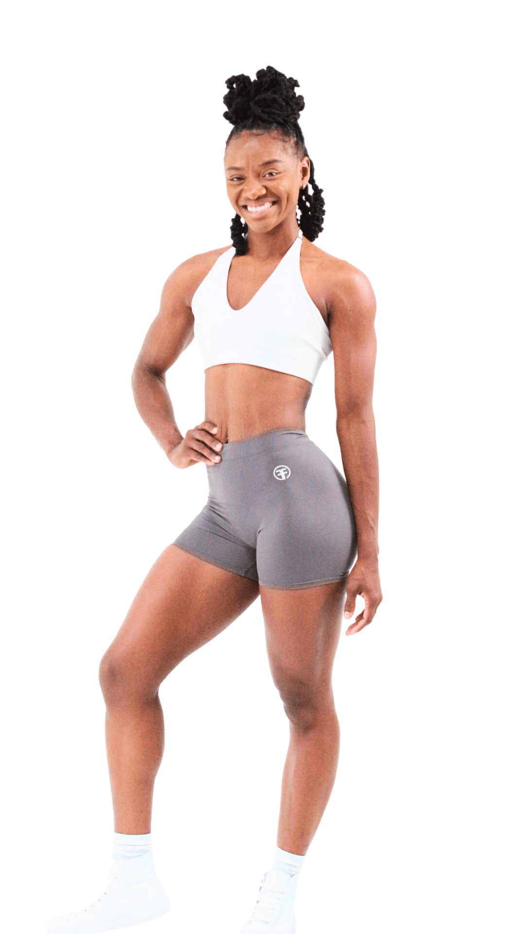 FITT FASHION WEAR LLC SHORTS Crucial Scrunch Shorts Mids Grey