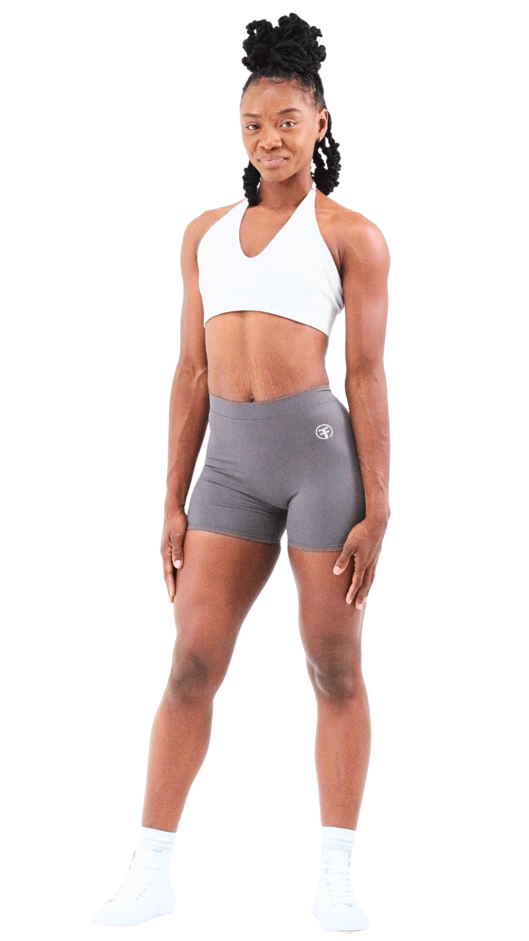 FITT FASHION WEAR LLC SHORTS Crucial Scrunch Shorts Mids Grey