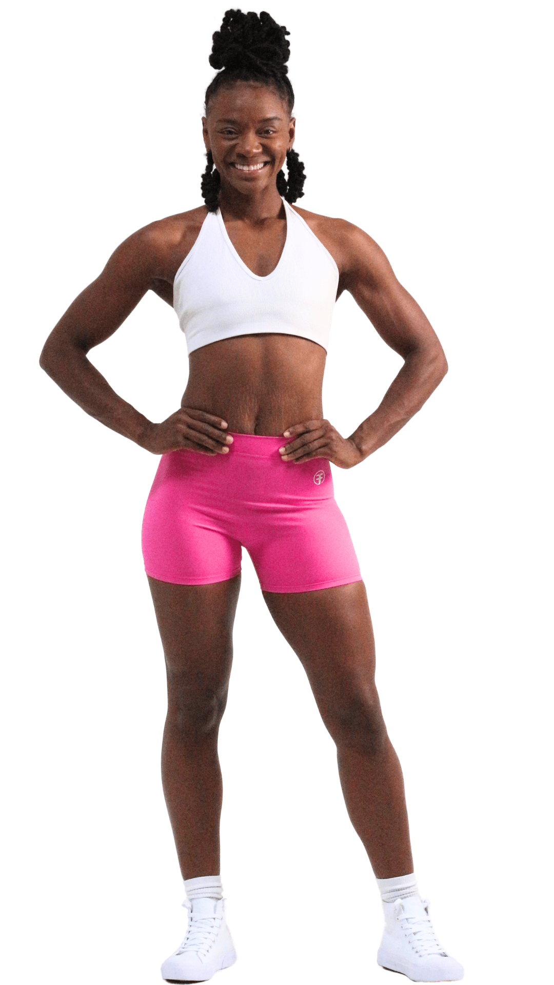 FITT FASHION WEAR LLC SHORTS Crucial Scrunch Shorts Mids Hot Pink