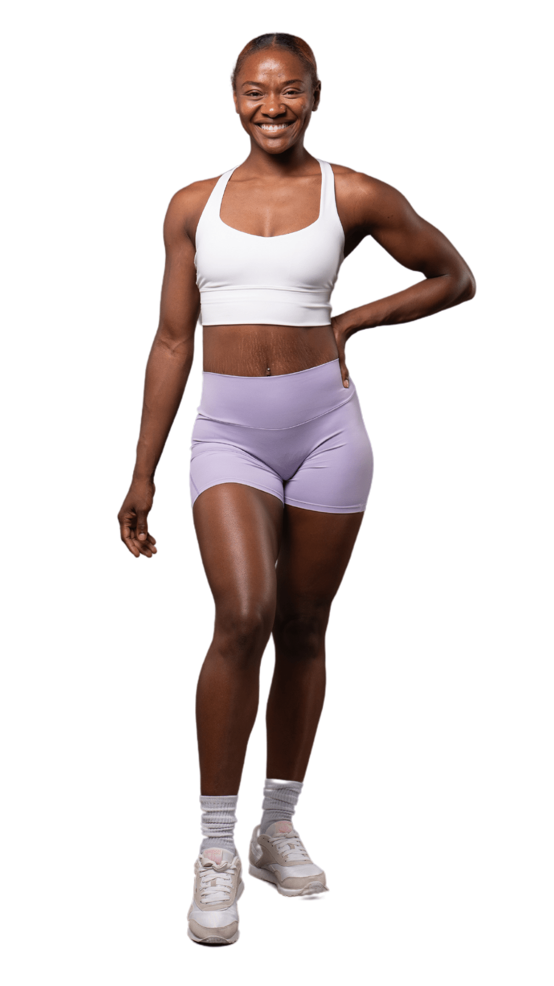 FITT FASHION WEAR LLC SHORTS Pocket Scrunch Shorts Lavender
