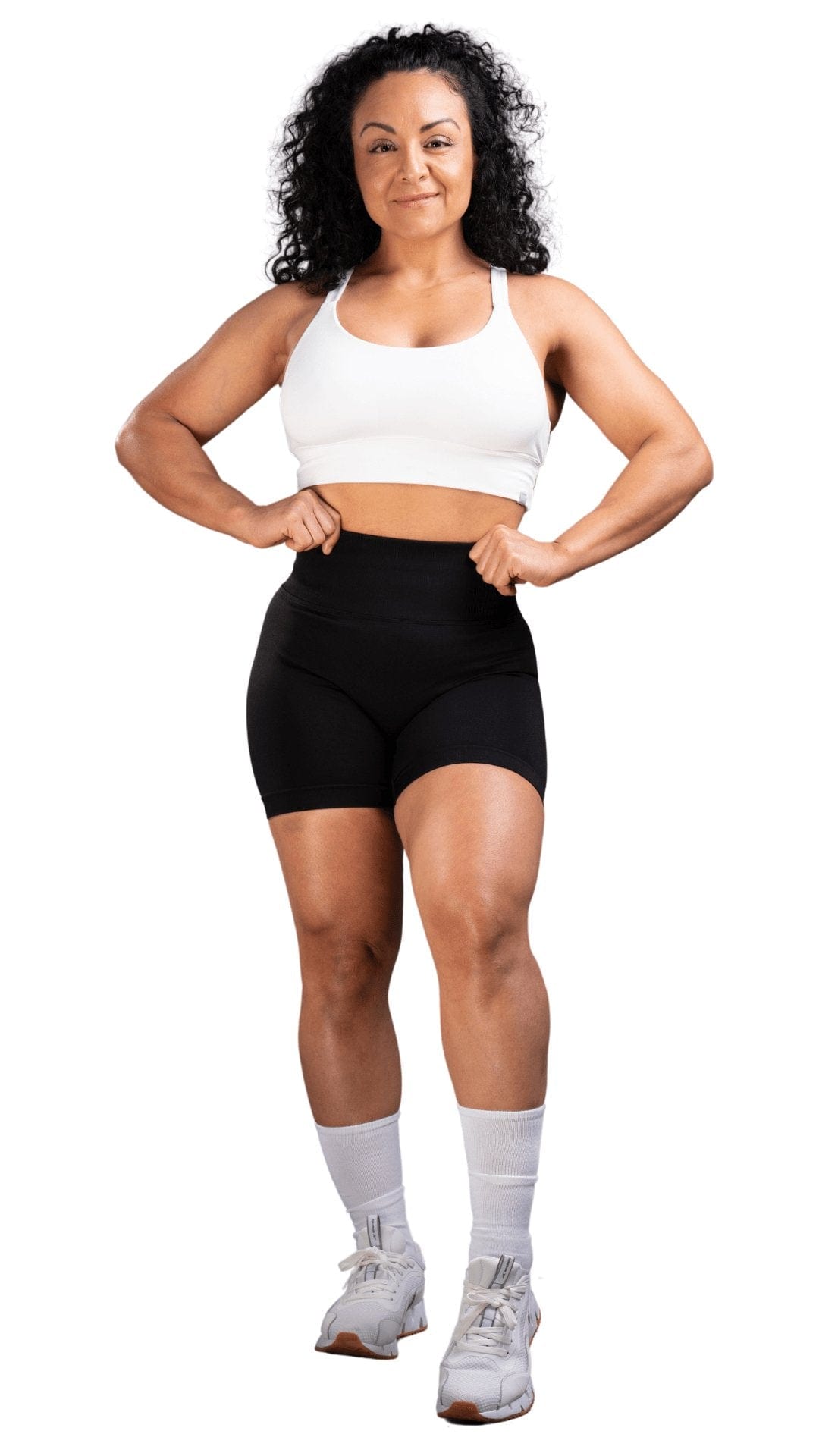 FITT FASHION WEAR LLC SHORTS Relaxed Scrunch Shorts Black