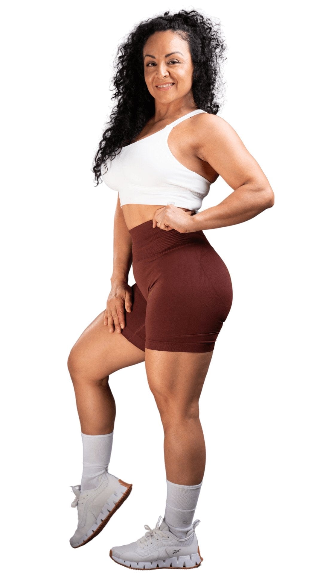 FITT FASHION WEAR LLC SHORTS Relaxed Scrunch Shorts Brown
