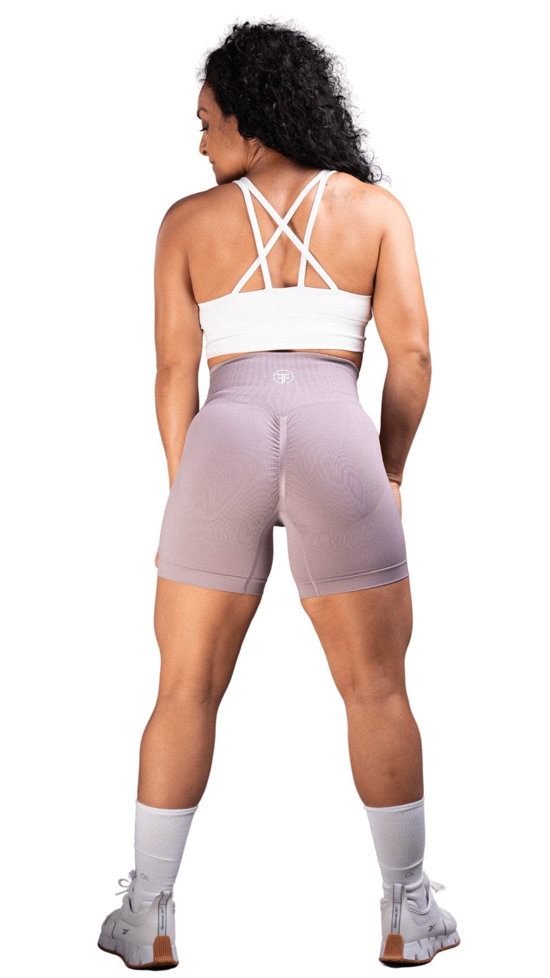 FITT FASHION WEAR LLC SHORTS Relaxed Scrunch Shorts Lilac
