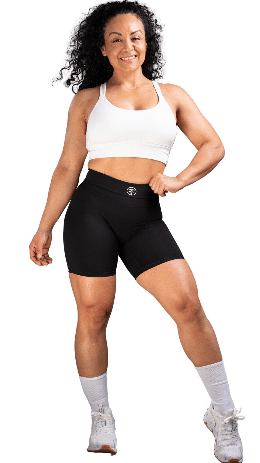 FITT FASHION WEAR LLC SHORTS SMALL Crucial Scrunch Shorts Black