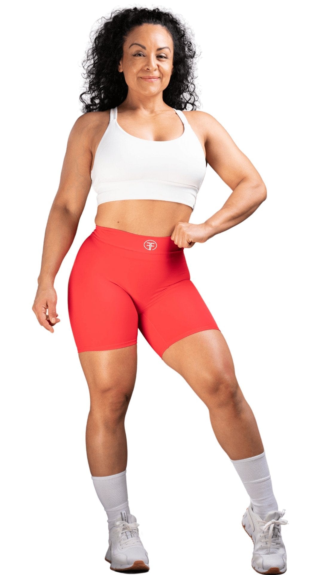FITT FASHION WEAR LLC SHORTS SMALL Crucial Scrunch Shorts Red