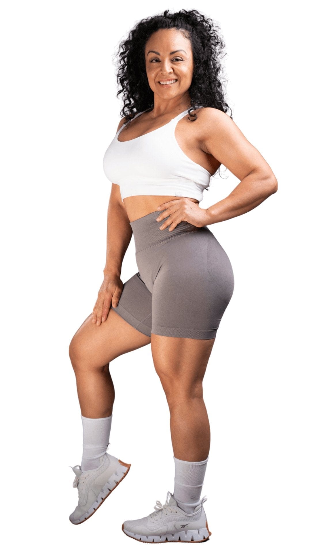 FITT FASHION WEAR LLC SHORTS Small Relaxed Scrunch Shorts Brown