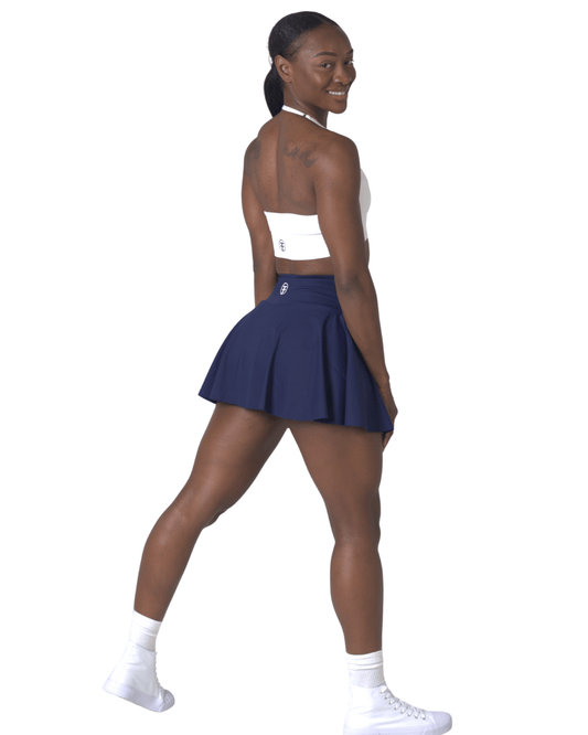 FITT FASHION WEAR LLC SKIRTS Small Pop Tennis Skirt Navy