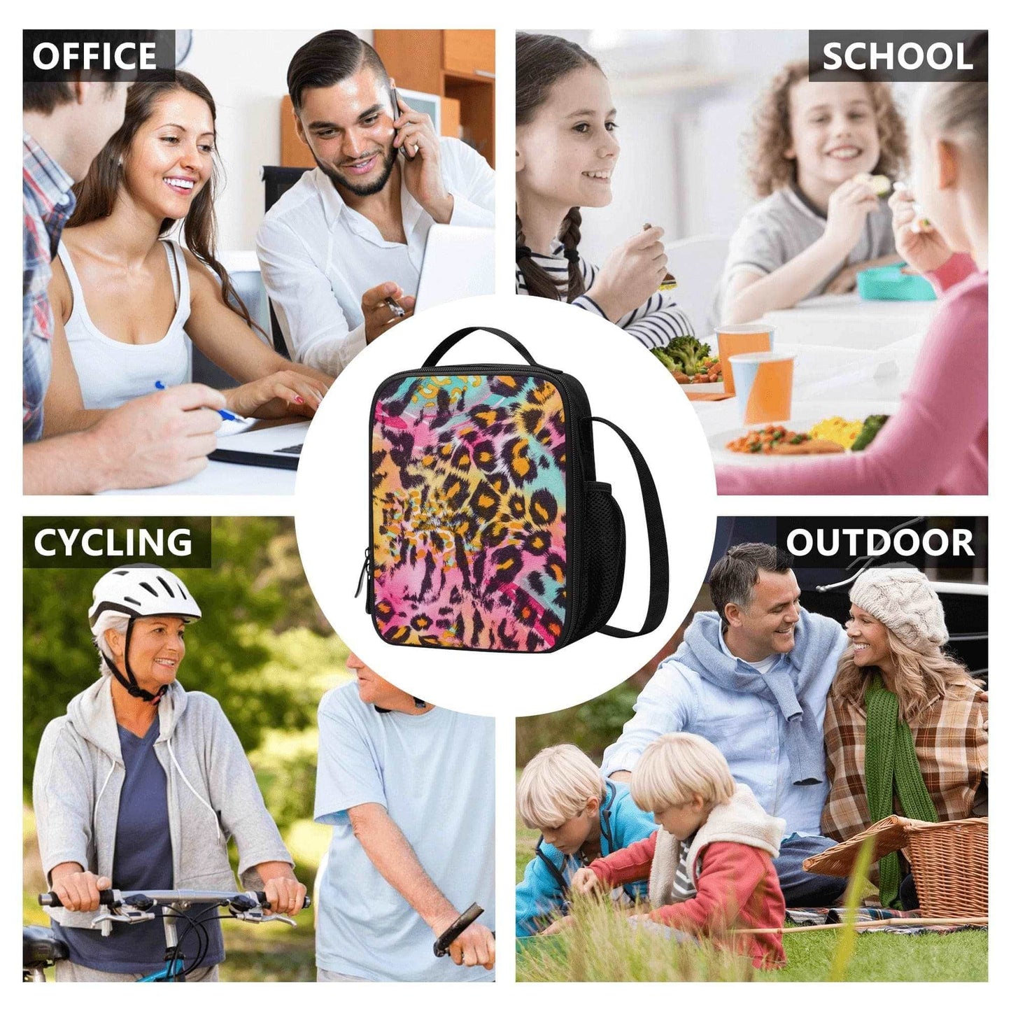 FITT FASHION WILD LEOPARD / One Size WILD LEOPARD LUNCH BAG