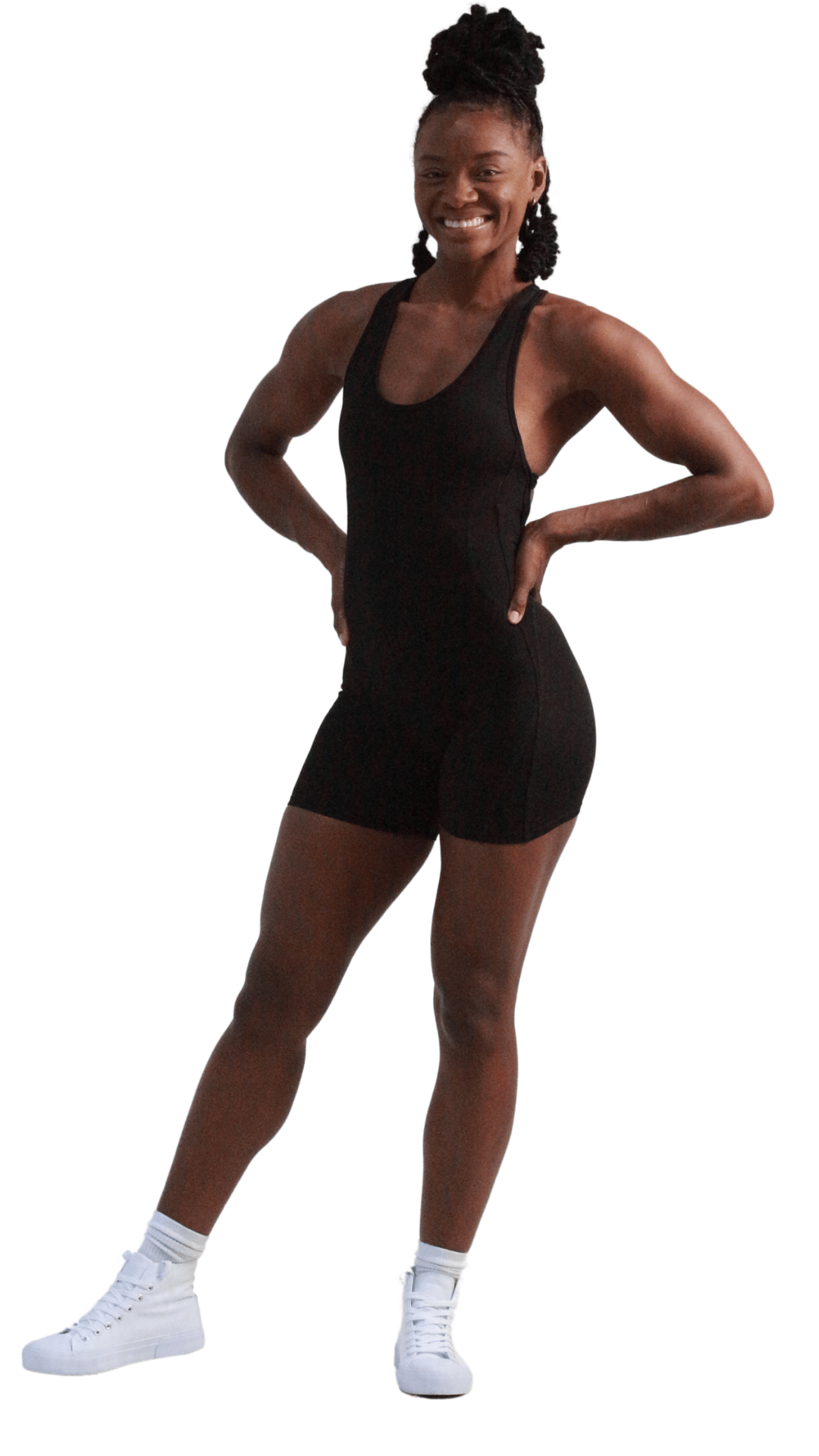 FITT FASHION WEAR LLC BODYSUIT Dazzling Bodysuit Black