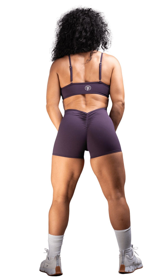 FITT FASHION WEAR LLC BODYSUIT Small Trinity Bodysuit Purple