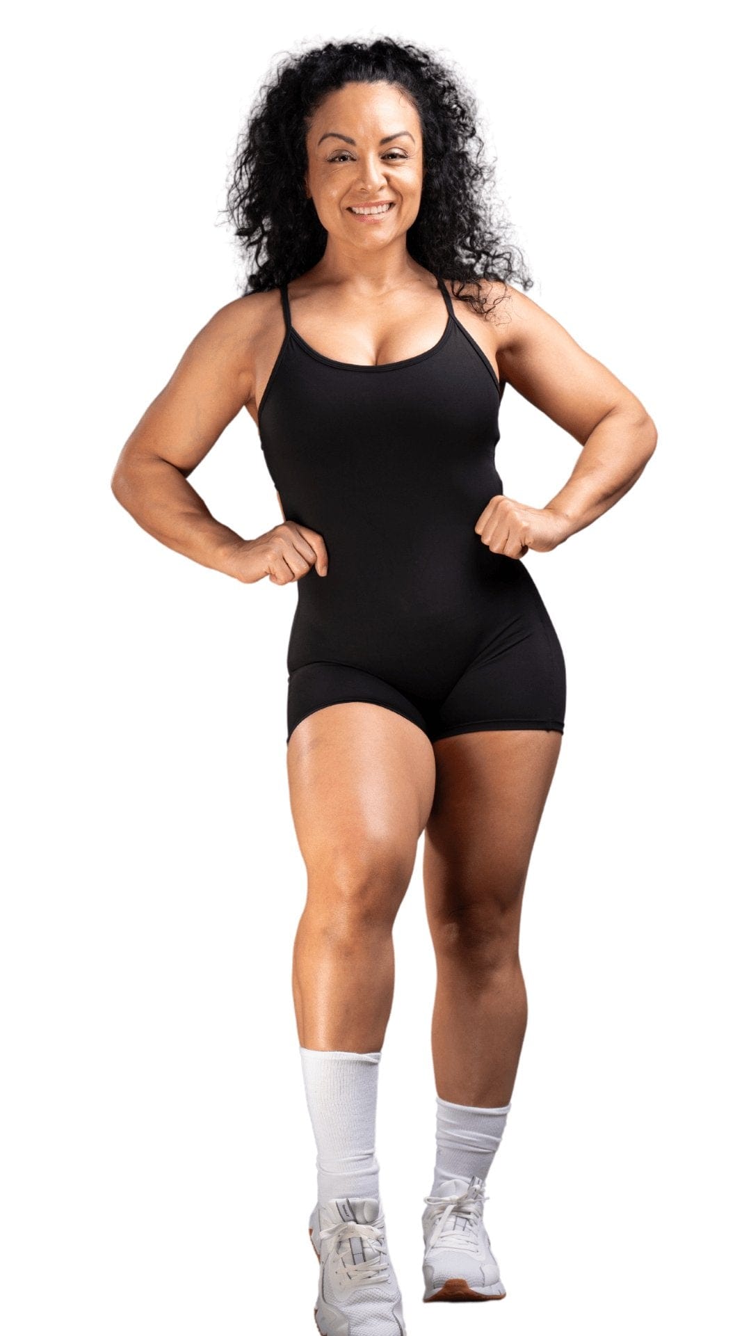 FITT FASHION WEAR LLC BODYSUIT Trinity Bodysuit Black