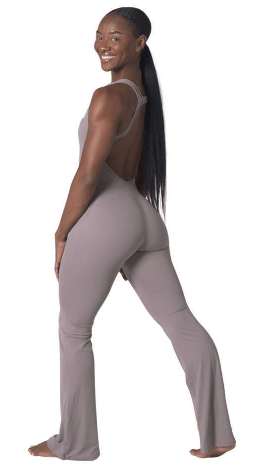 FITT FASHION WEAR LLC BODYSUIT Ultra Flare Bodysuit Biege