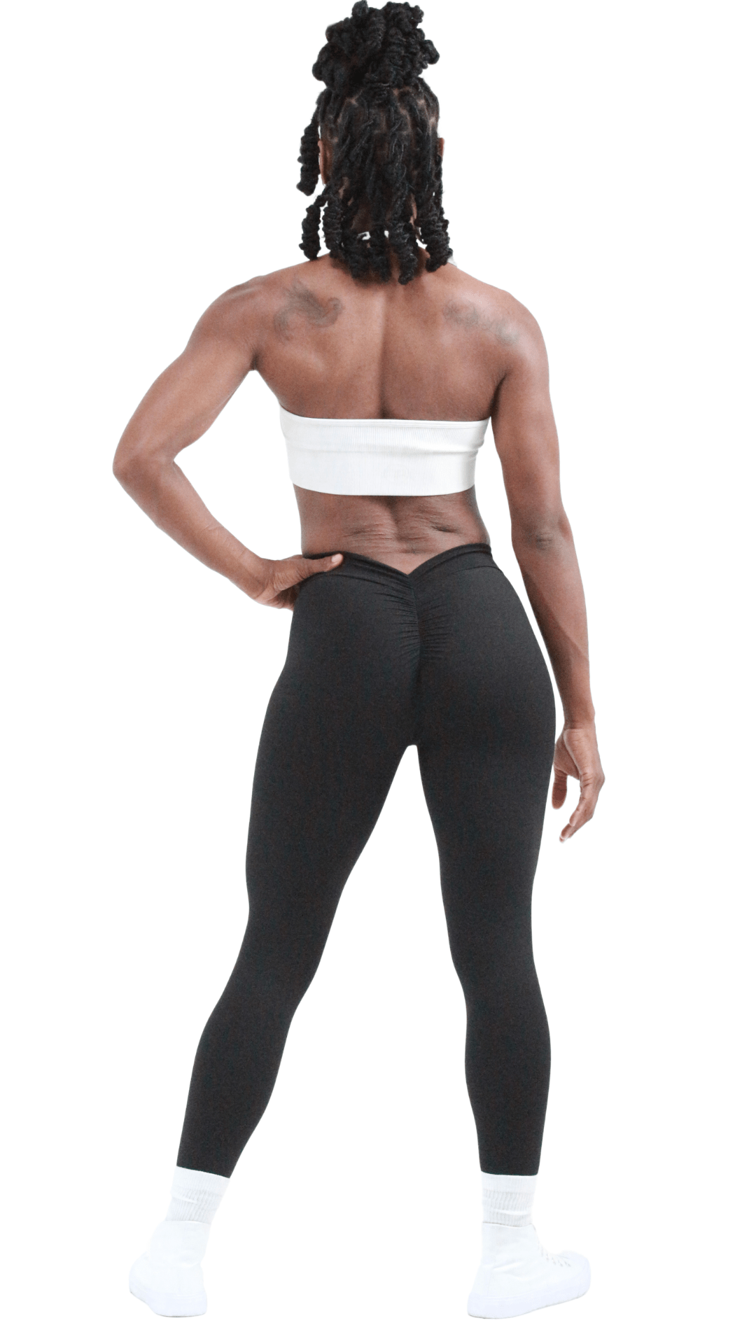 FITT FASHION WEAR LLC LEGGINGS Crucial Scrunch Leggings Black